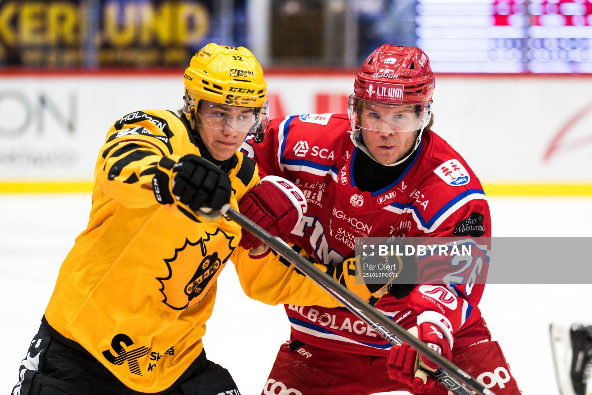 Skellefteås Valter Lindberg och Timrås Anton Heikkinen