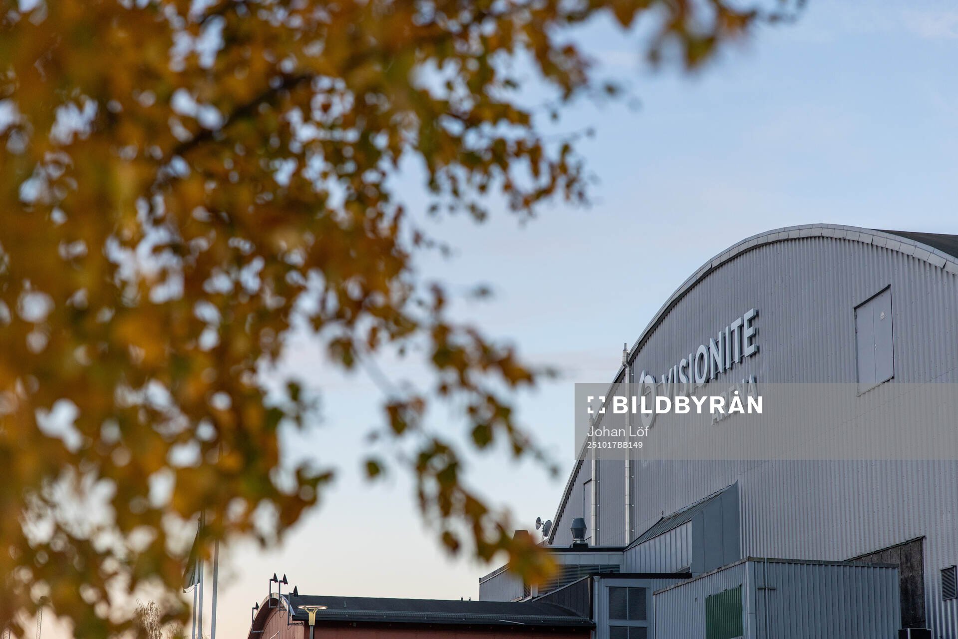 Visionite arena innan ishockeymatchen i Hockeyallsvenskan