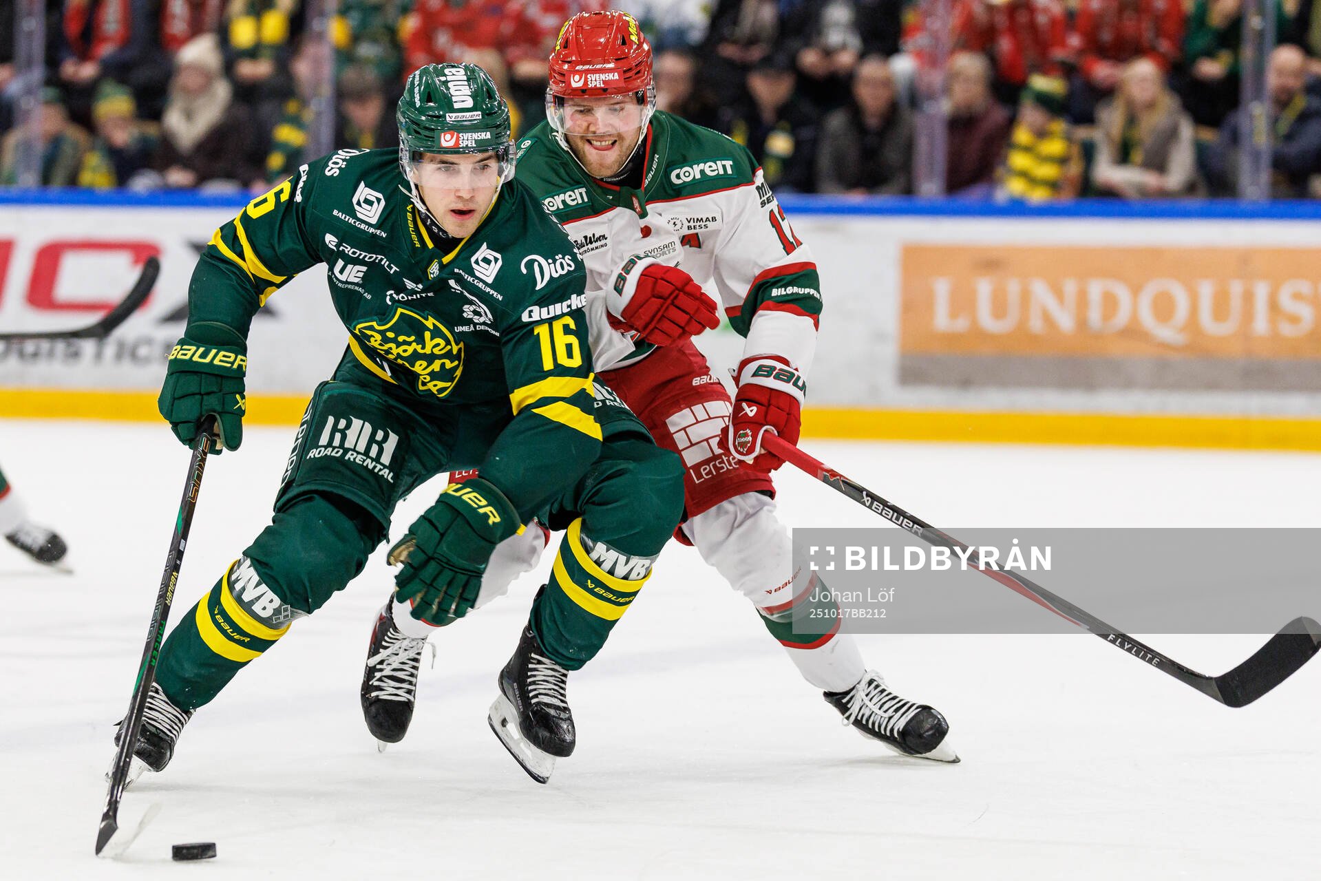Björklövens Gustaf Kangas och Modos Oscar Pettersson