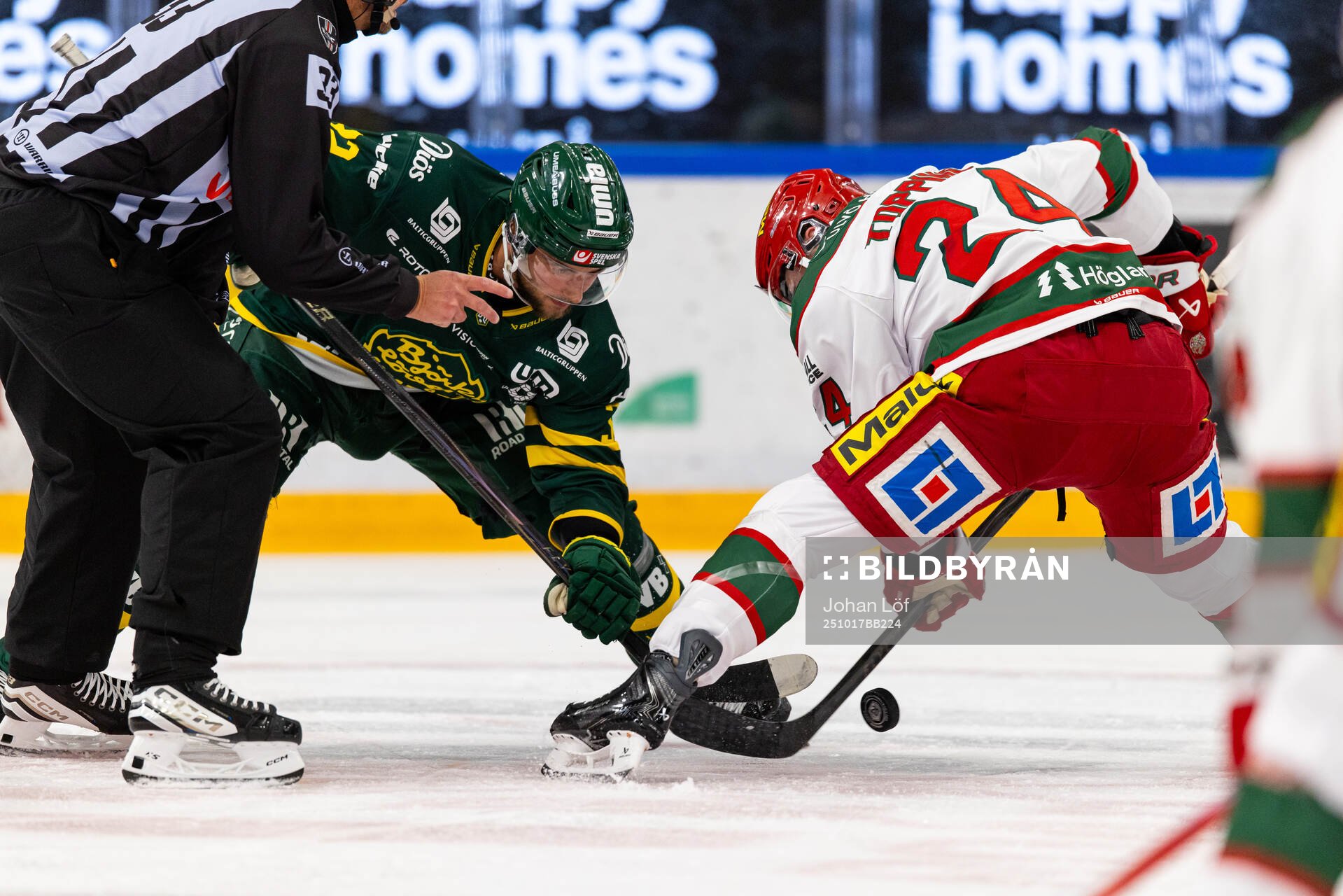 Björklövens Jacob Olofsson och Modos Kyle Topping