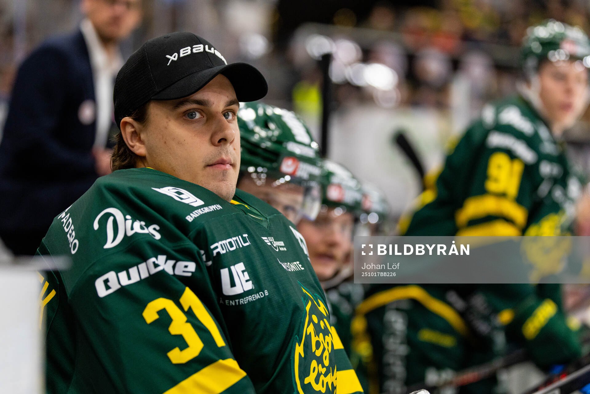 Björklövens målvakt Olle Eriksson Ek