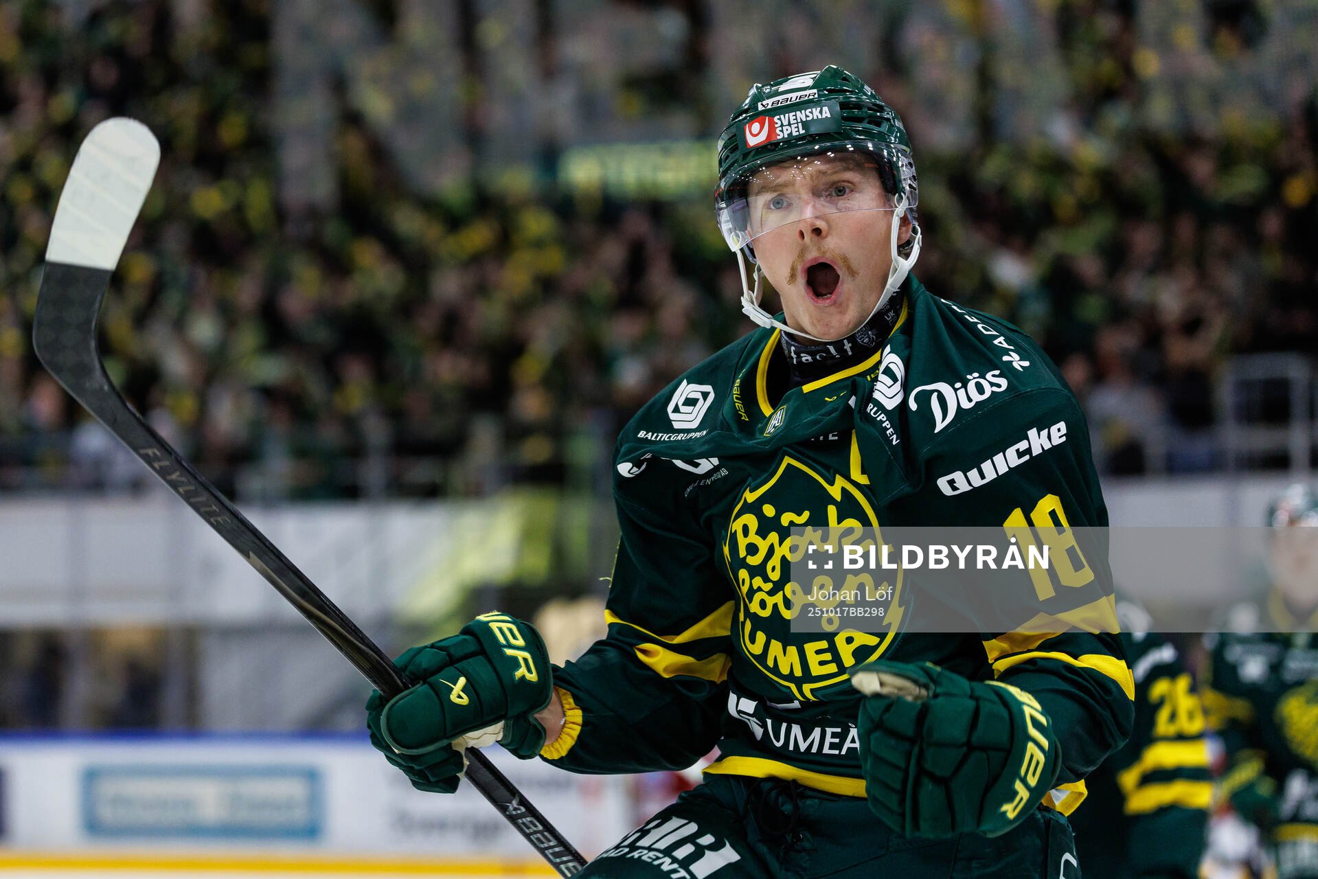Björklövens Axel Ottosson jublar