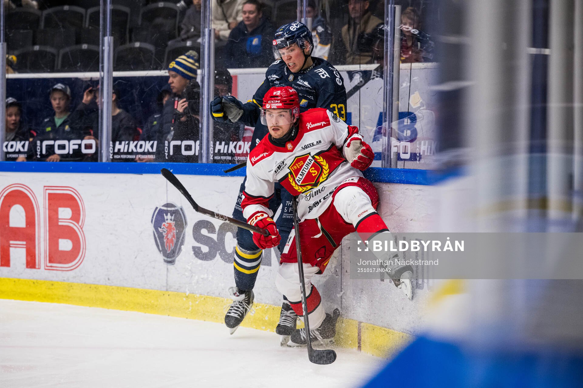 Södertäljes Måns Lindbäck och Almtunas Kalle Eriksson