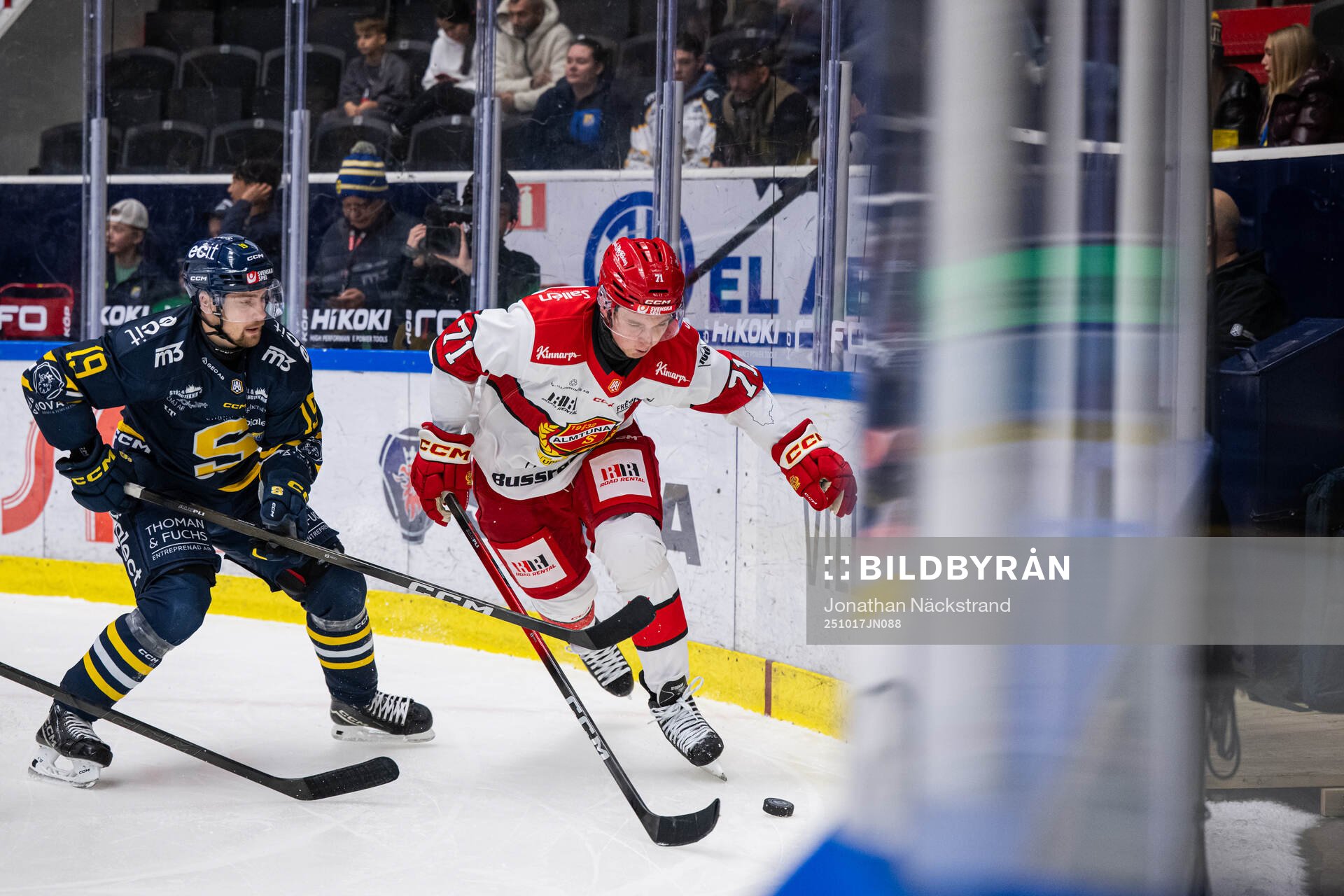 Södertäljes Hampus Harlestam och Almtunas Lucas