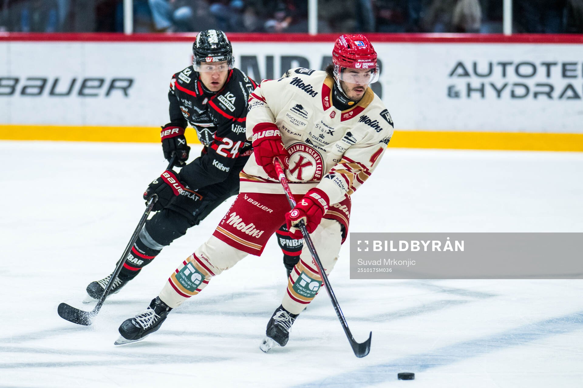 Nybros Hampus Eriksson och Kalmars Peter DiLiberatore