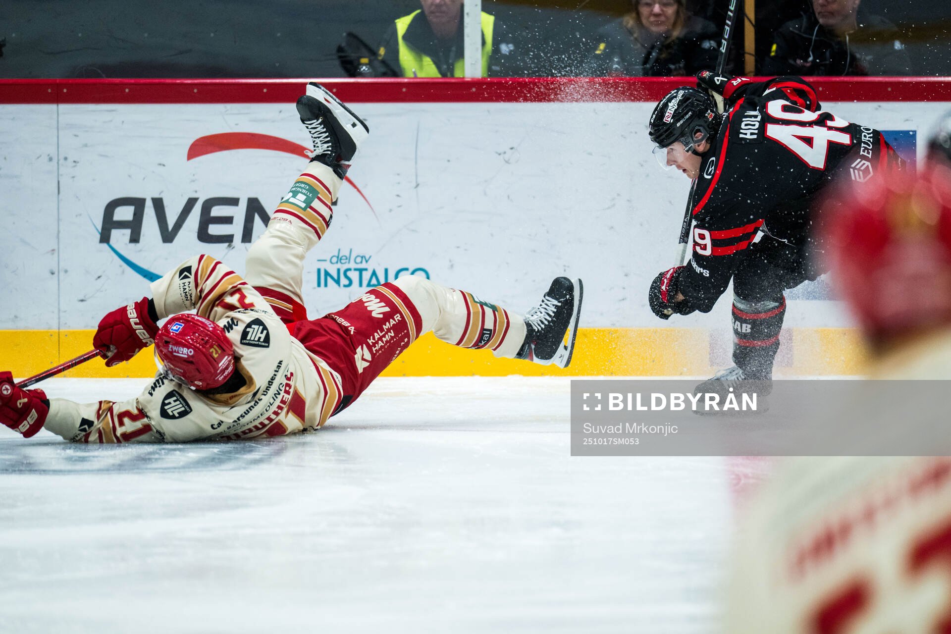 Kalmars Matthew Struthers och Nybros Kalle Holm