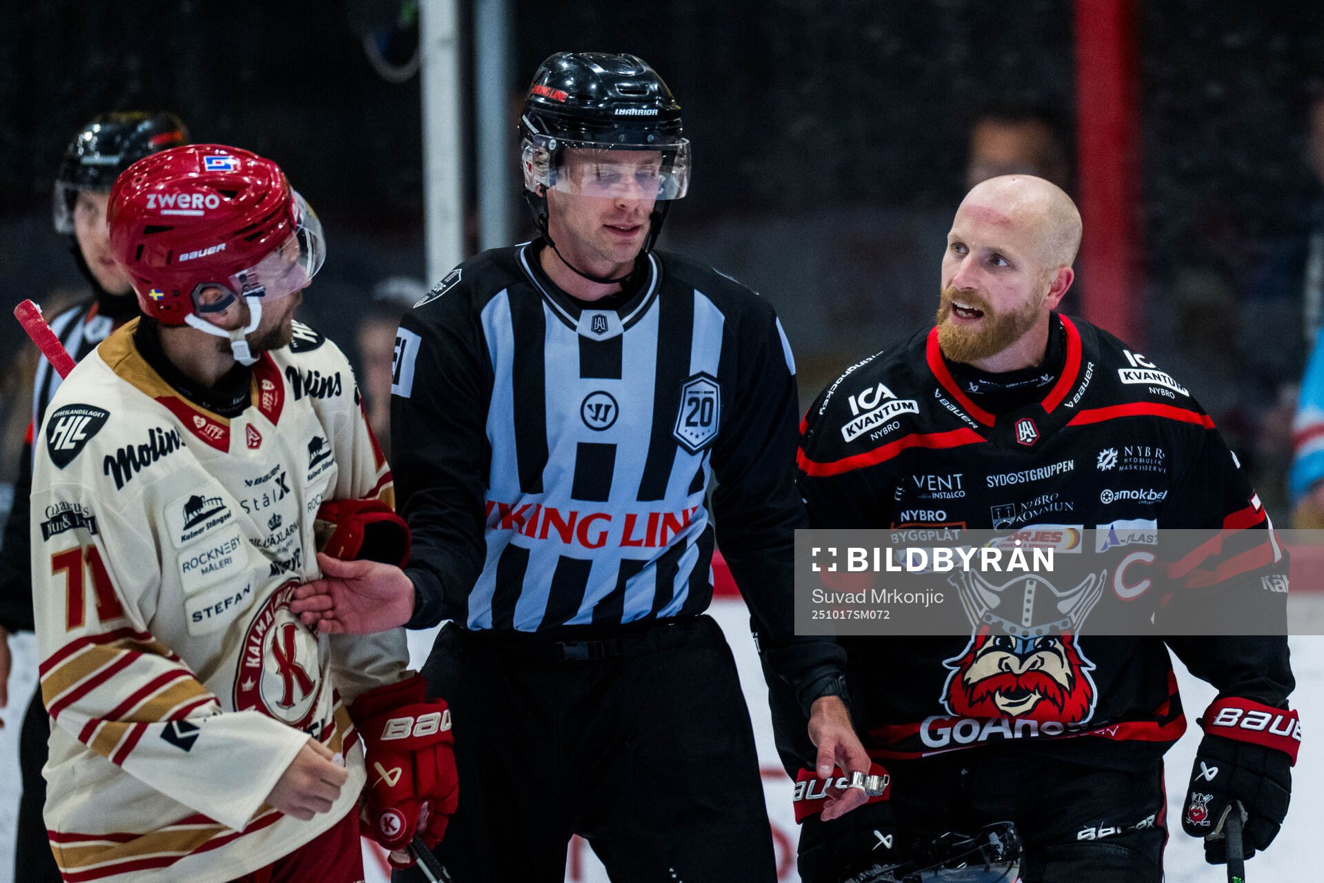 Kalmars Gabriel Olsson och Nybros Joachim Rohdin