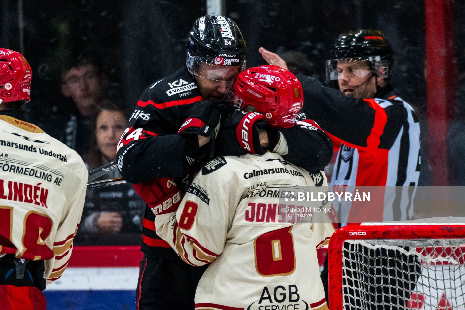 Nybros Hampus Eriksson och Kalmars Samuel Jonsson