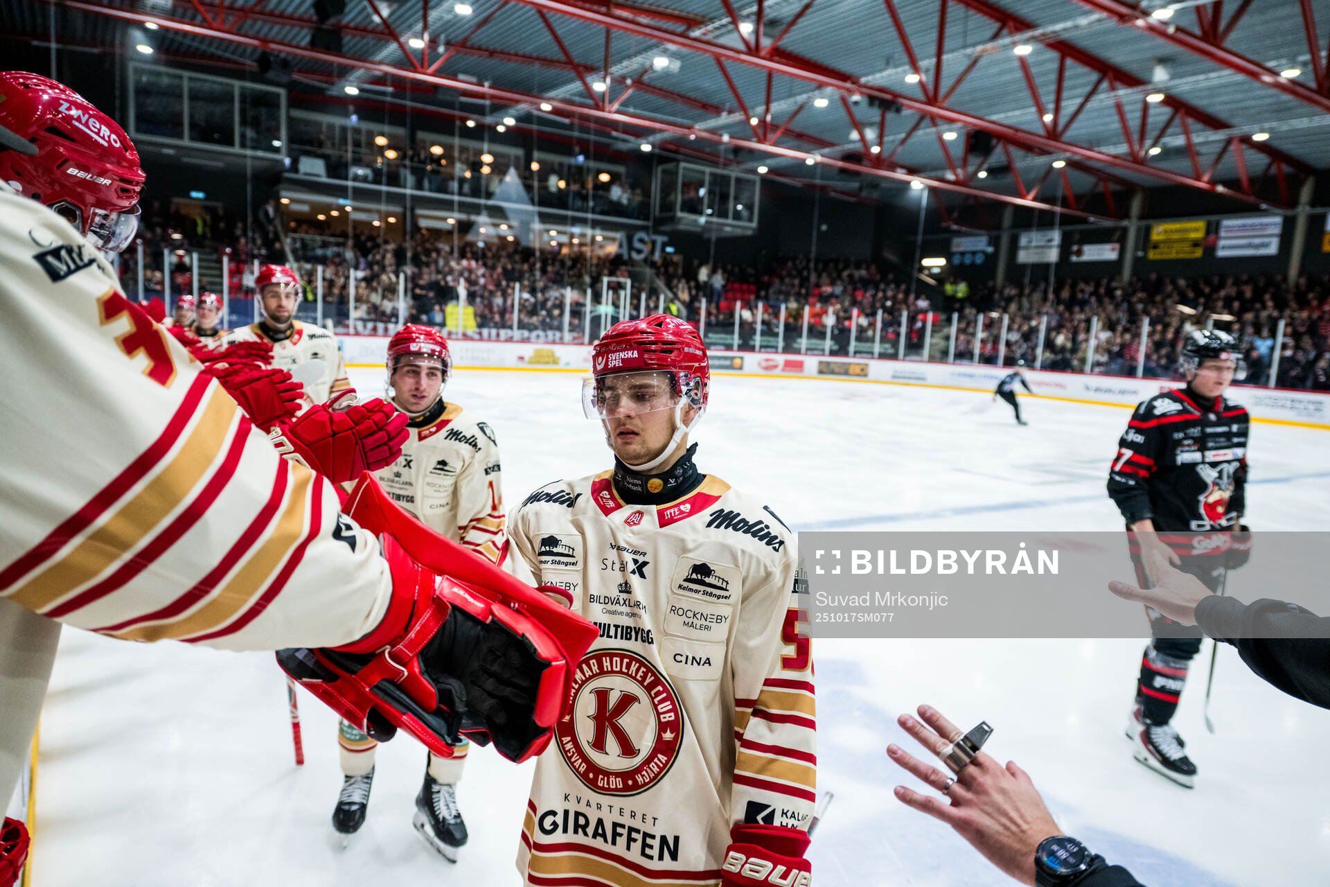 Kalmars Elliot Ekmark jublar