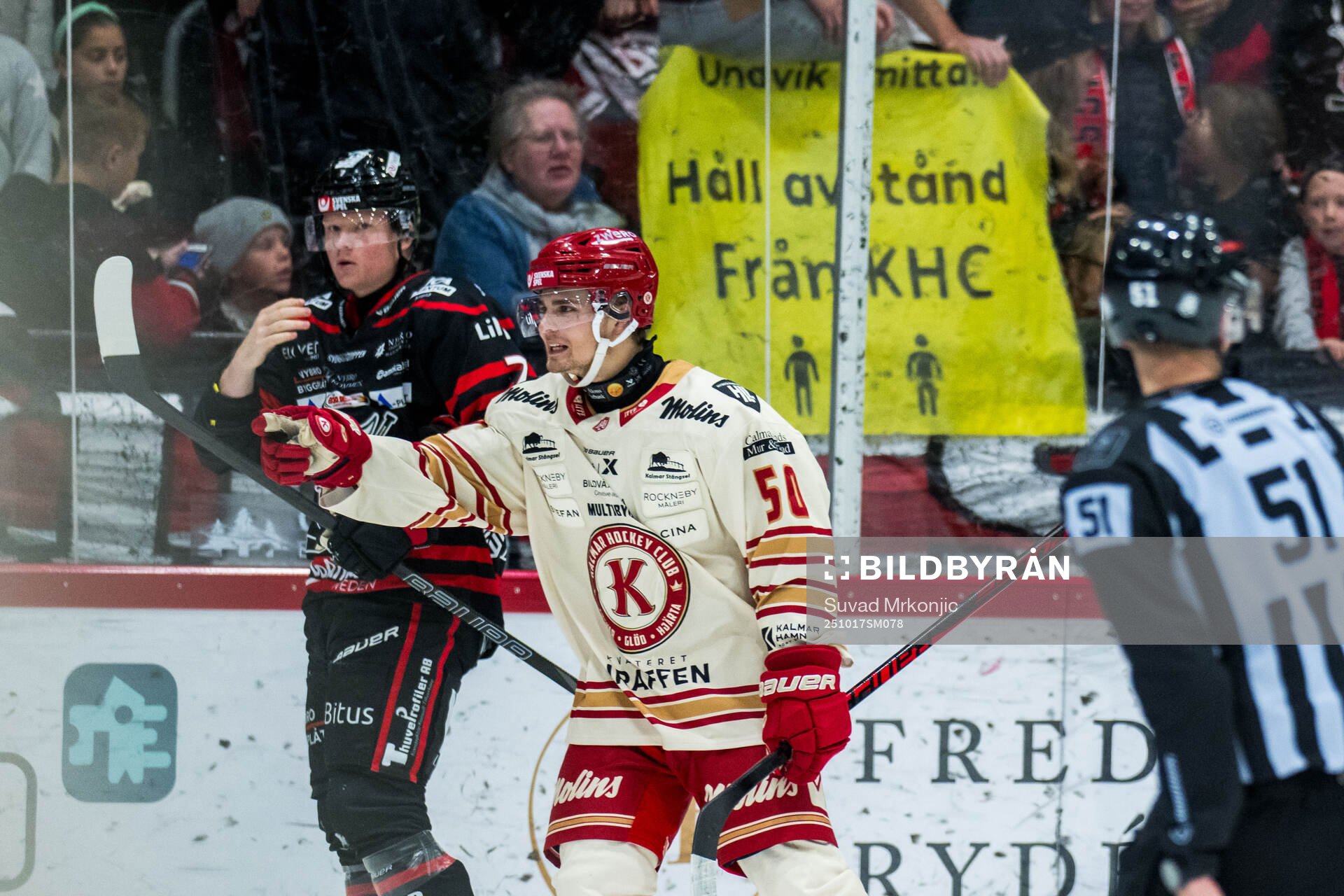 Kalmars Elliot Ekmark jublar