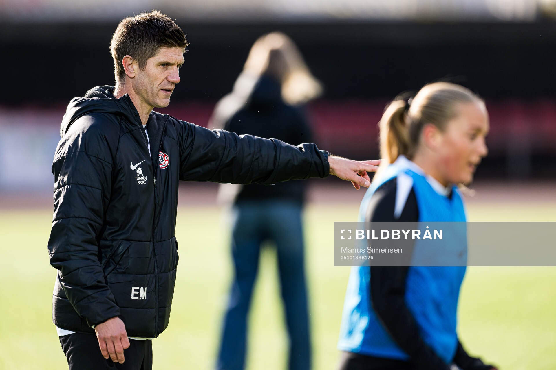 Head coach Erik Mjelde of Arna-Bjørnar