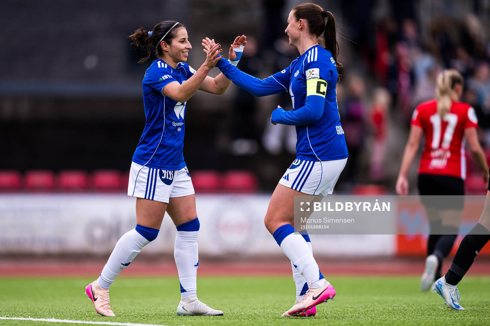 Chiara Alessandra Messerli of Molde celebrates