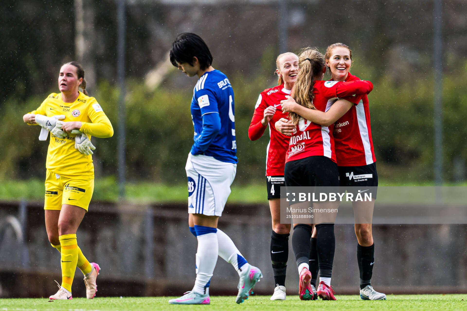 Alise Tvilde Evensen and Paige Yvonne Margaret McAllister