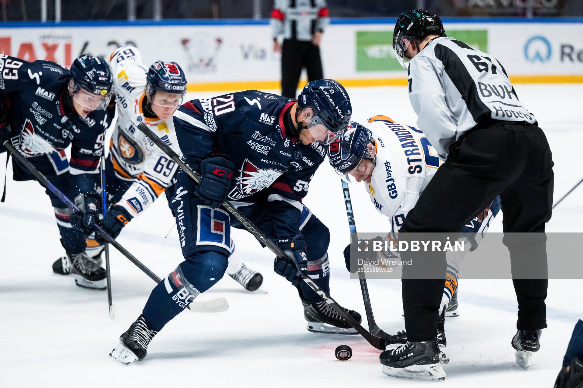 Linköpings Johan Johnsson och Växjös Sebastian Strandberg