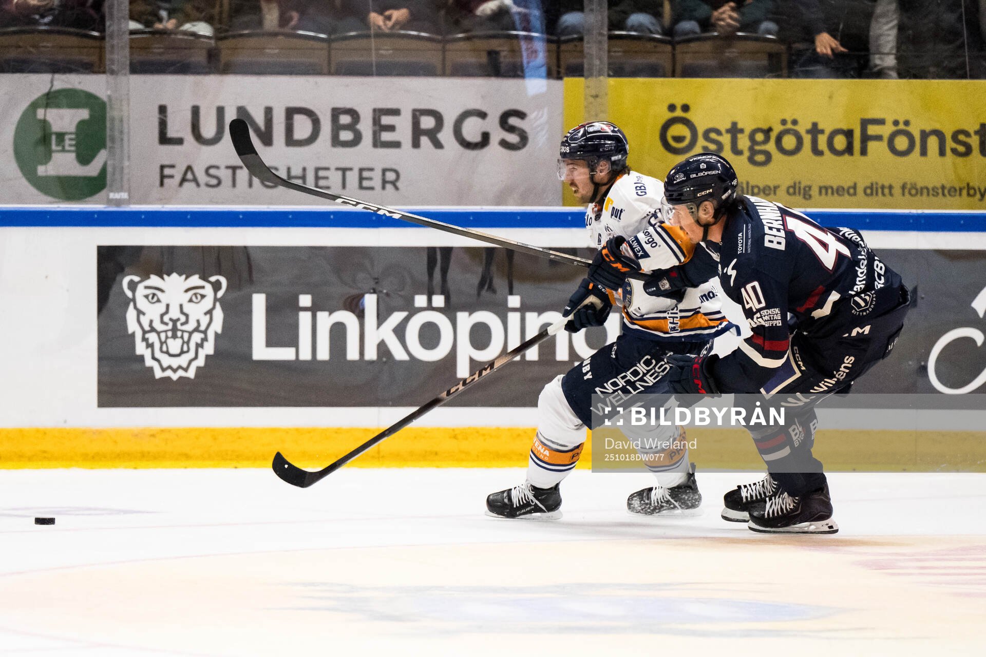 Växjös Manuel Ågren och Linköpings David Bernhardt