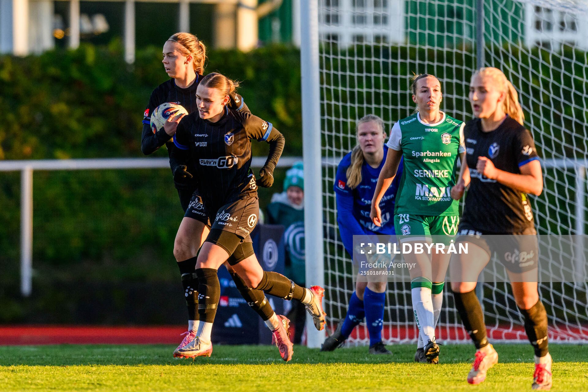 Växjö DFFs Elin Nilsson jublar