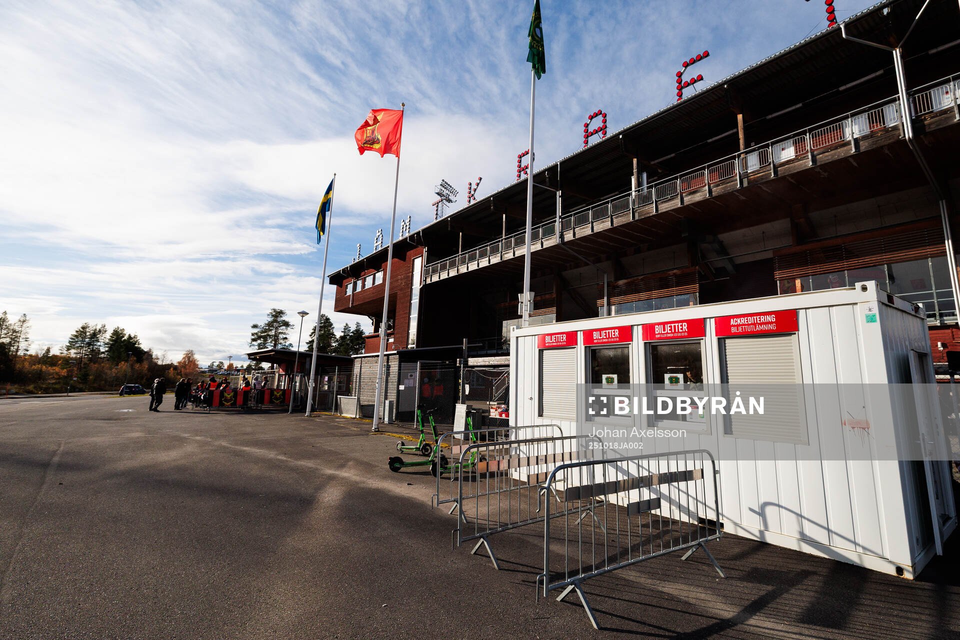 Biljettkassan på Jämtkraft Arena