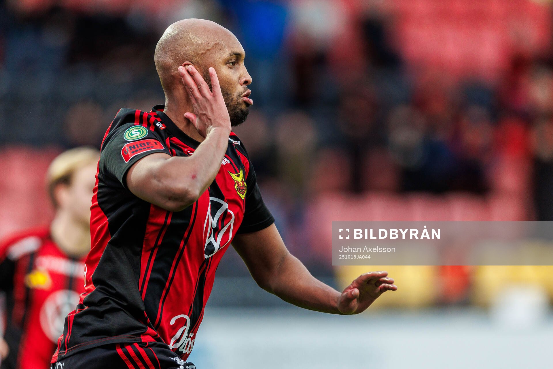Östersunds Jabir Abdihakim Ali jublar