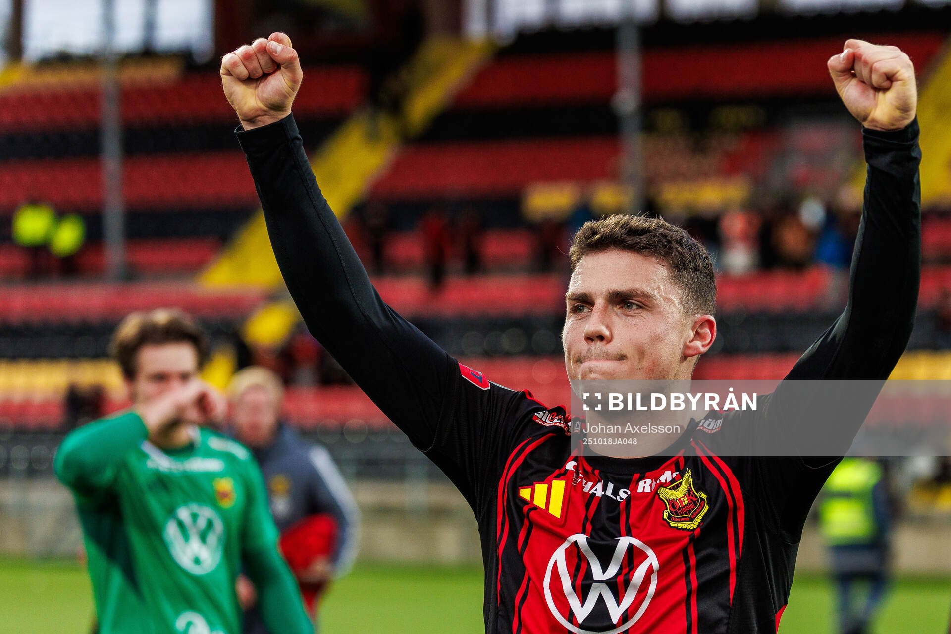 Östersunds Christian Enemark jublar
