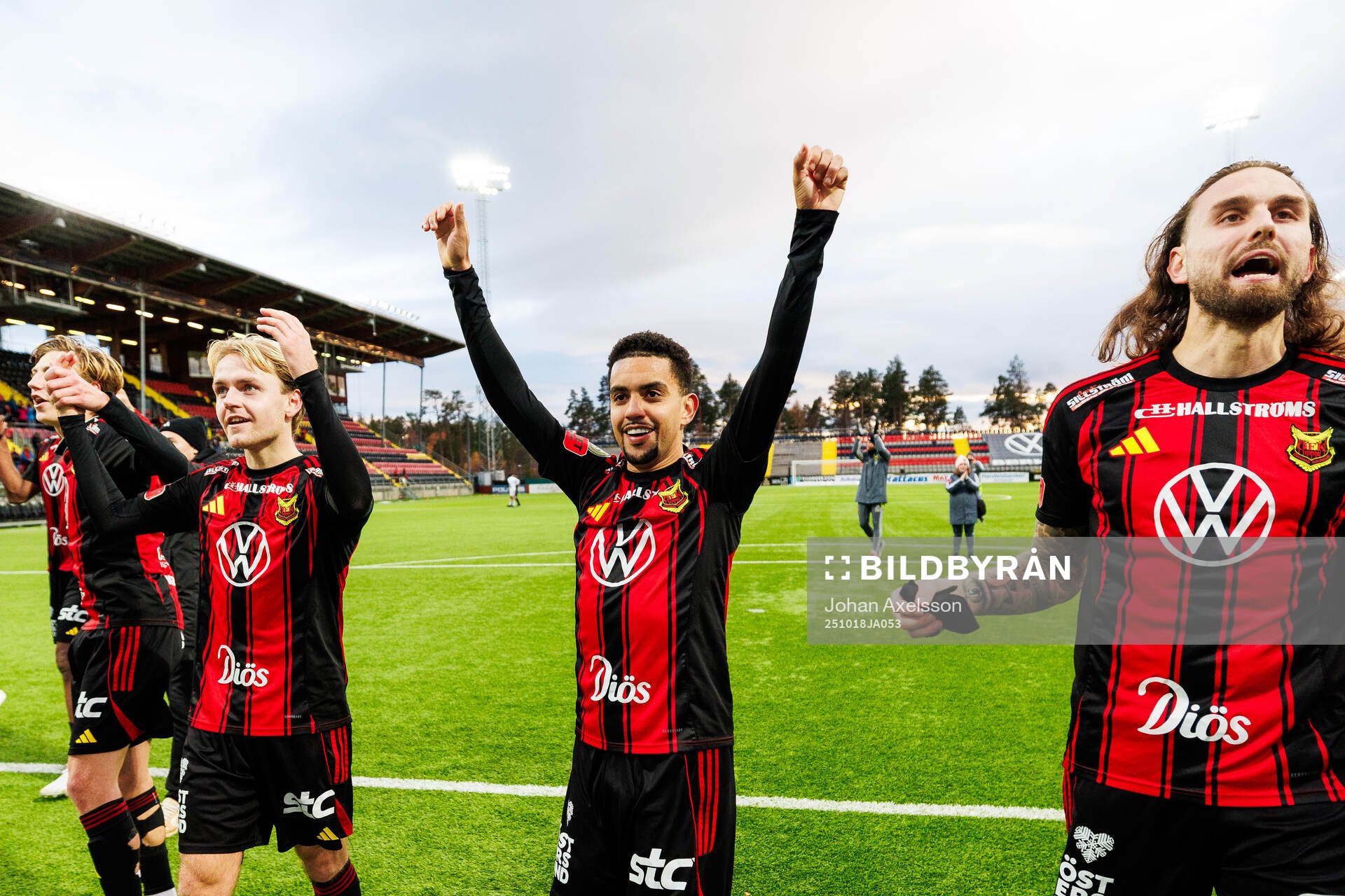 Östersunds Erick Brendon Pinheiro Da Silva jublar