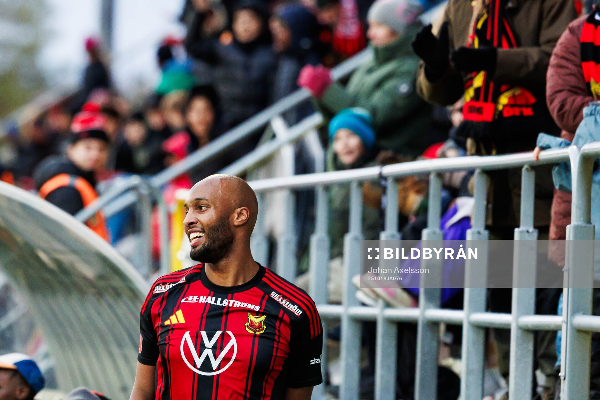 Östersunds Jabir Abdihakim Ali jublar