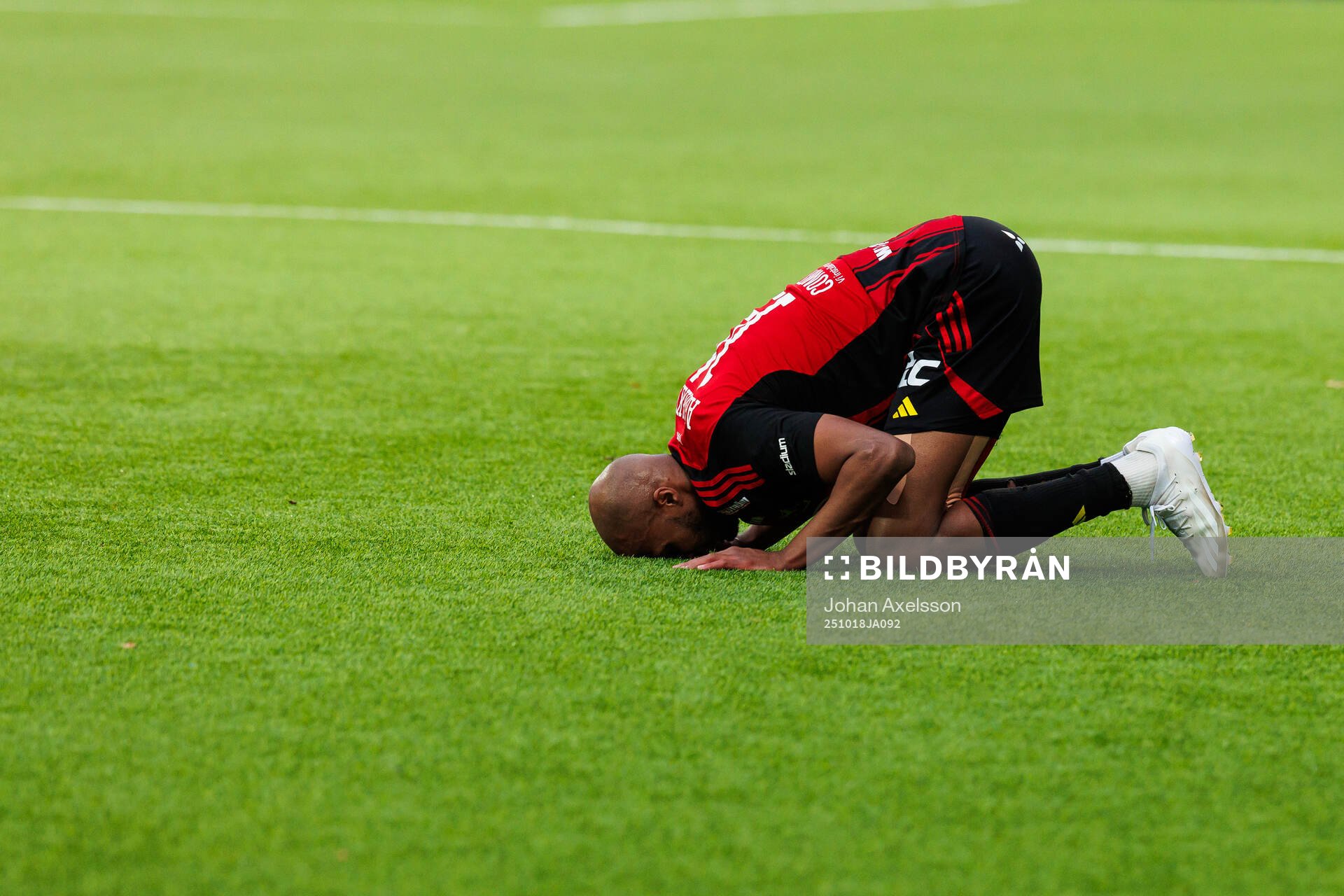 Östersunds Jabir Abdihakim Ali jublar