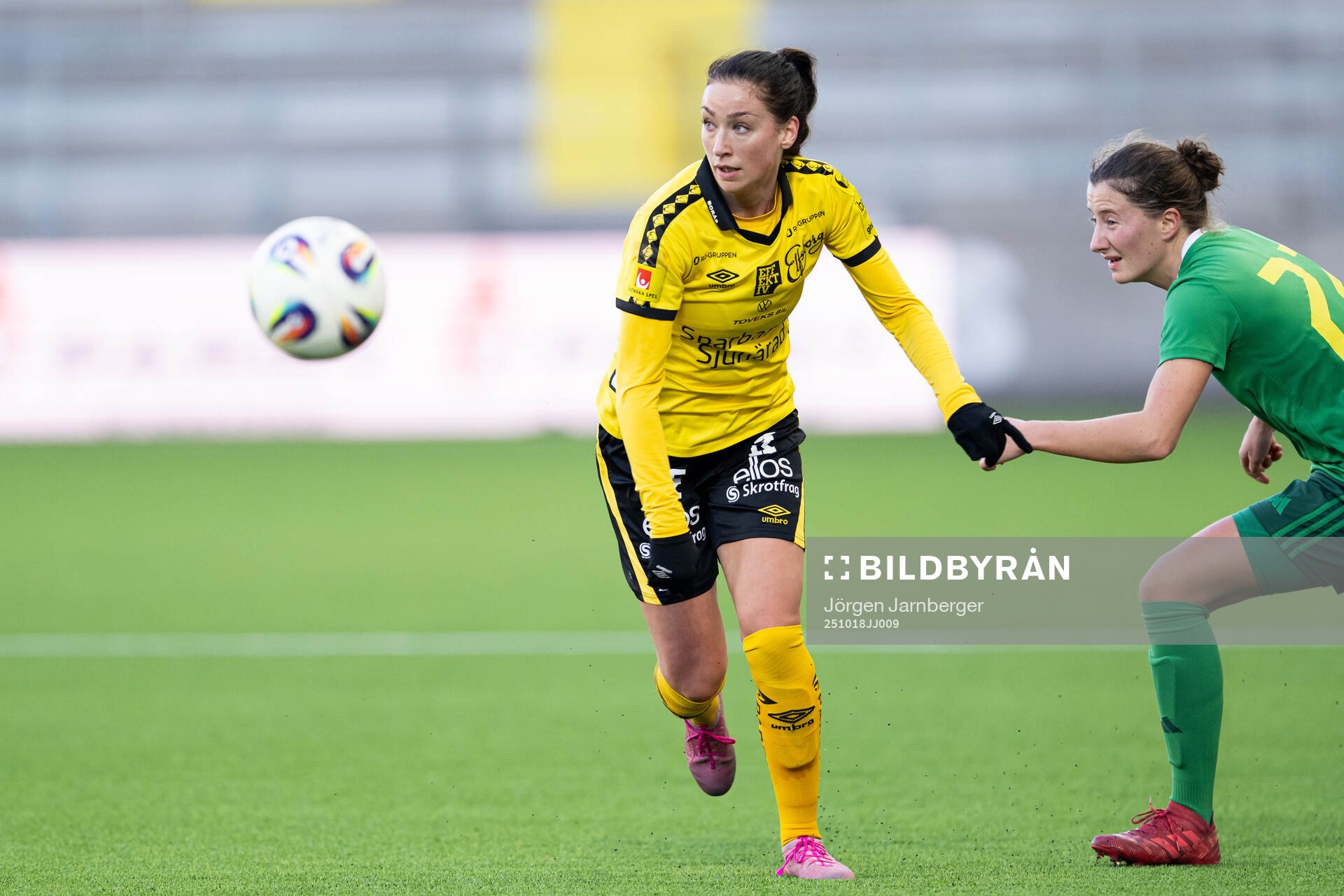 Elfsborgs Izabella Bergström och Team TGs Tilde Vikström