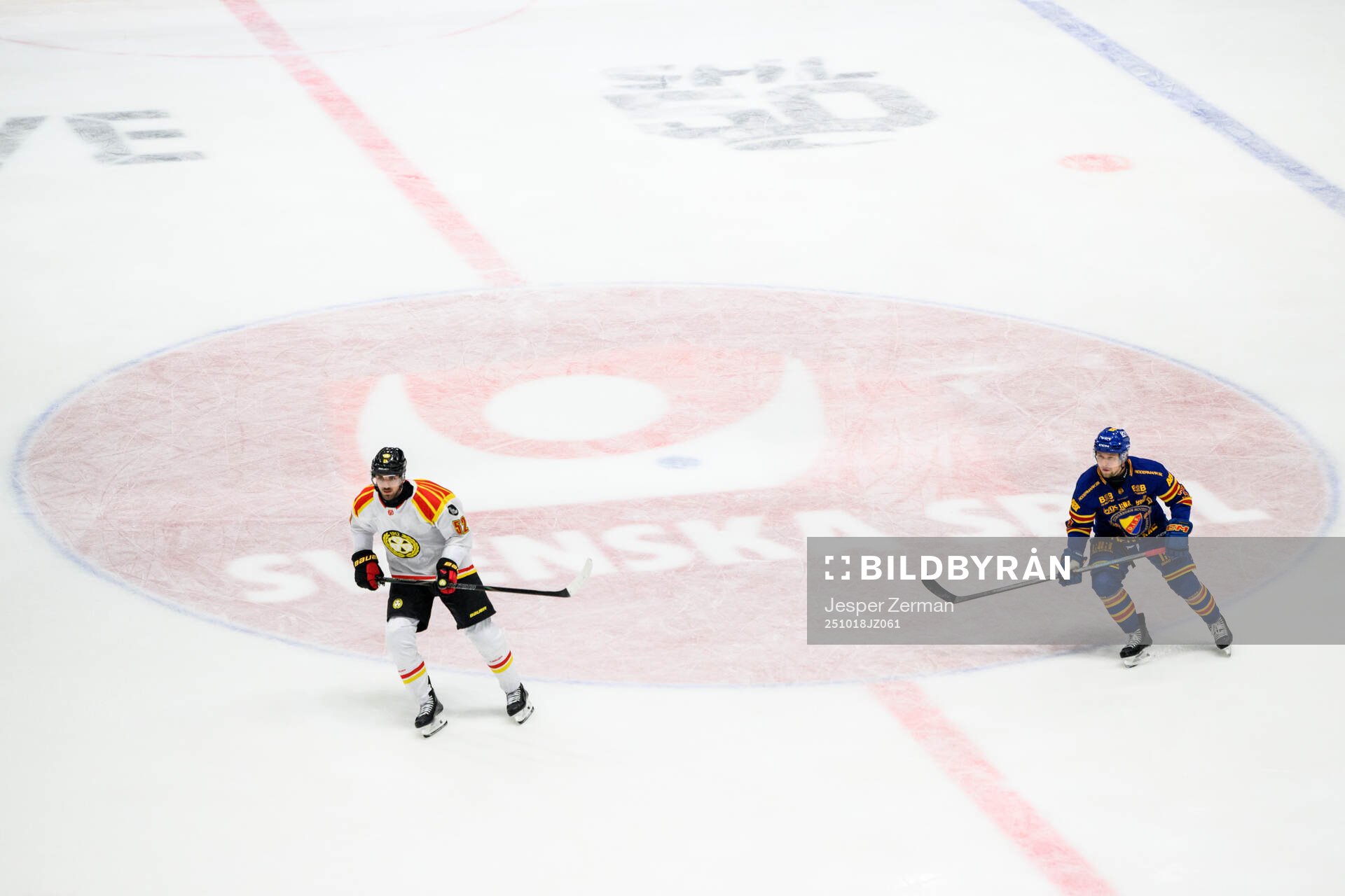 Brynäs Jack Kopacka och Djurgårdens Jesper Pettersson