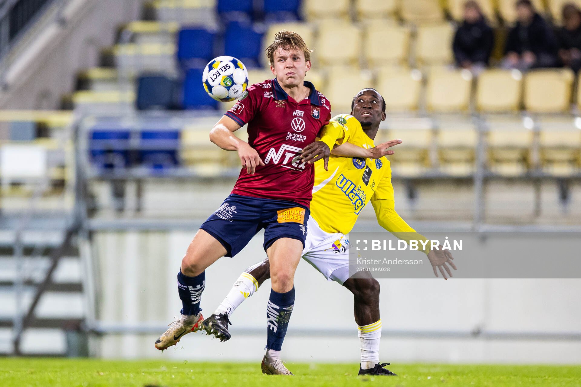 Örgrytes Isak Dahlqvist och Falkenbergs Wanbe Godwin Aguda