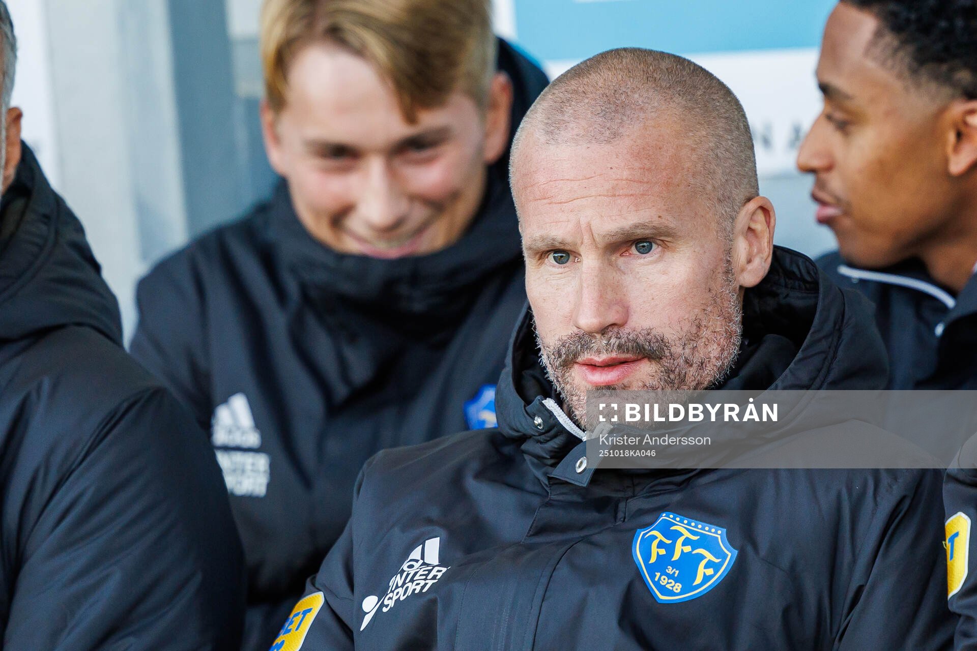 Falkenbergs tränare Christoffer Andersson