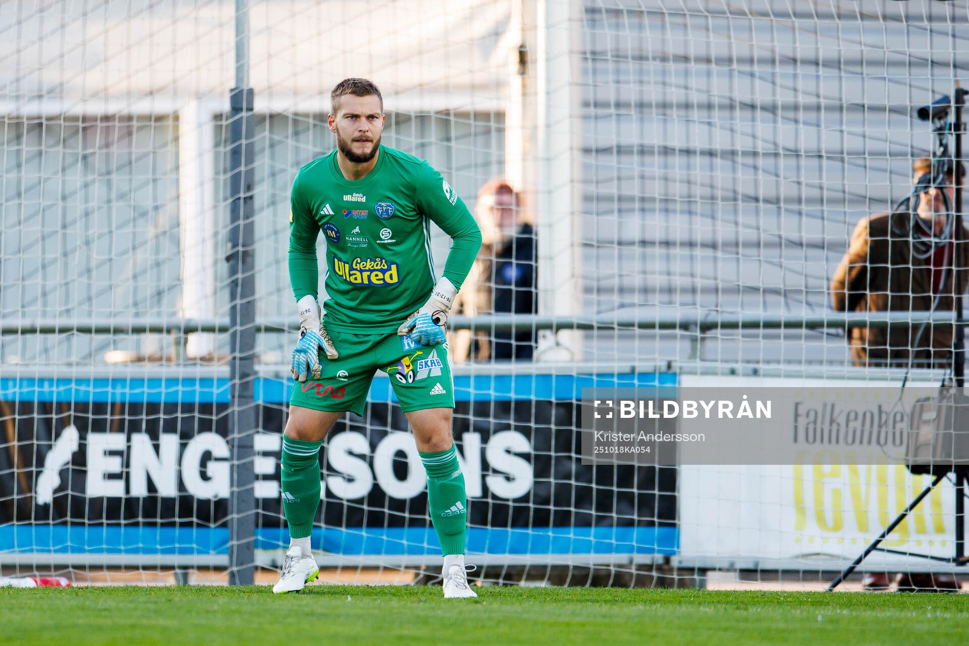 Falkenbergs målvakt Anton Andersson