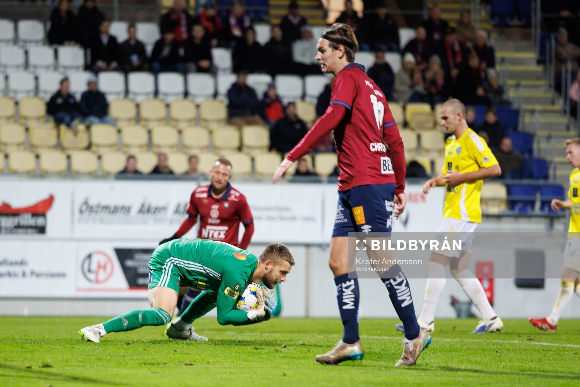 Falkenbergs målvakt Anton Andersson