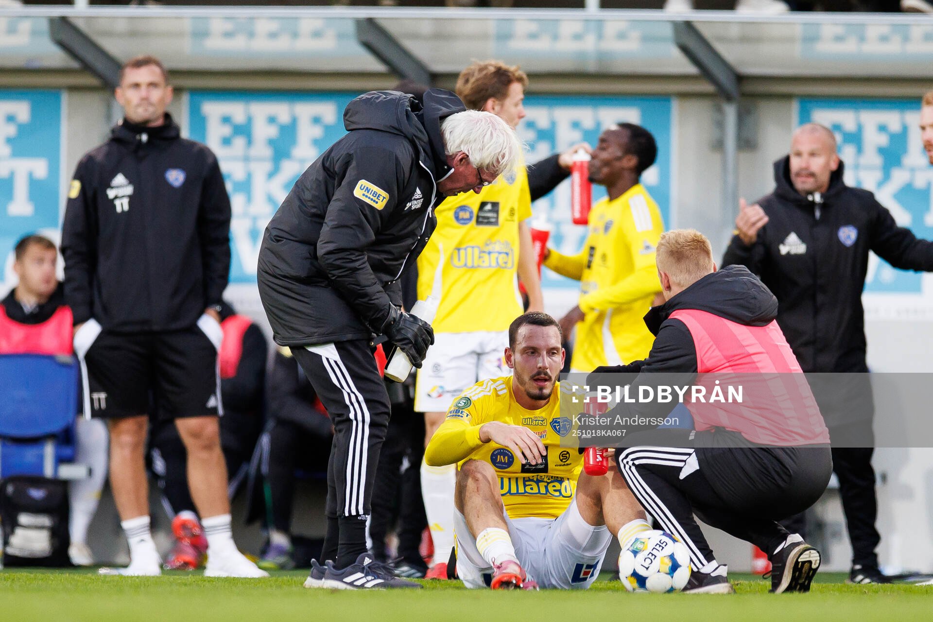 Falkenbergs Viktor Ekblom med skada