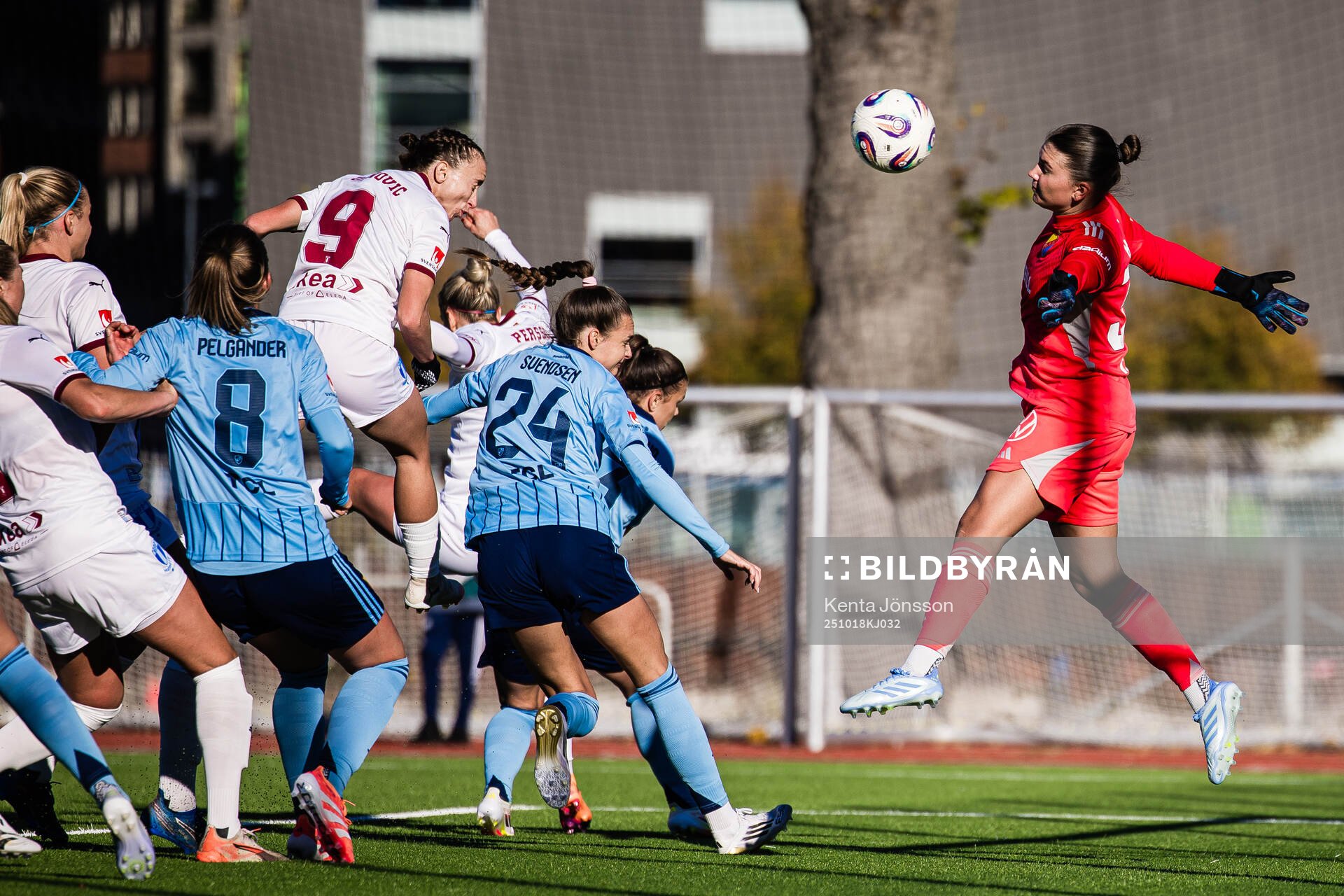Malmö FFs Miljana Ivanovic gör 1-2 bakom Djurgårdens