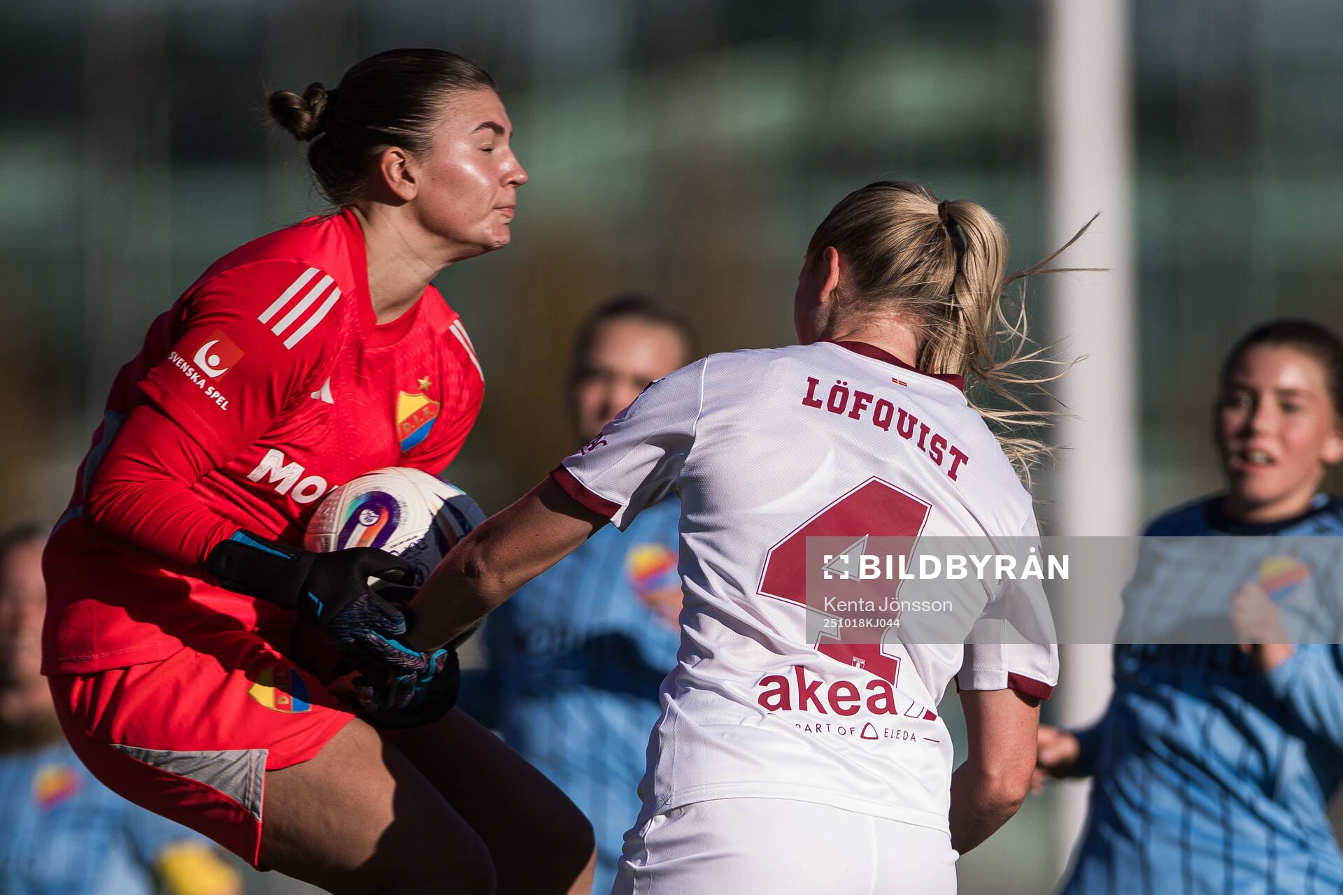 Djurgårdens målvakt Anna Aurora Koivunen