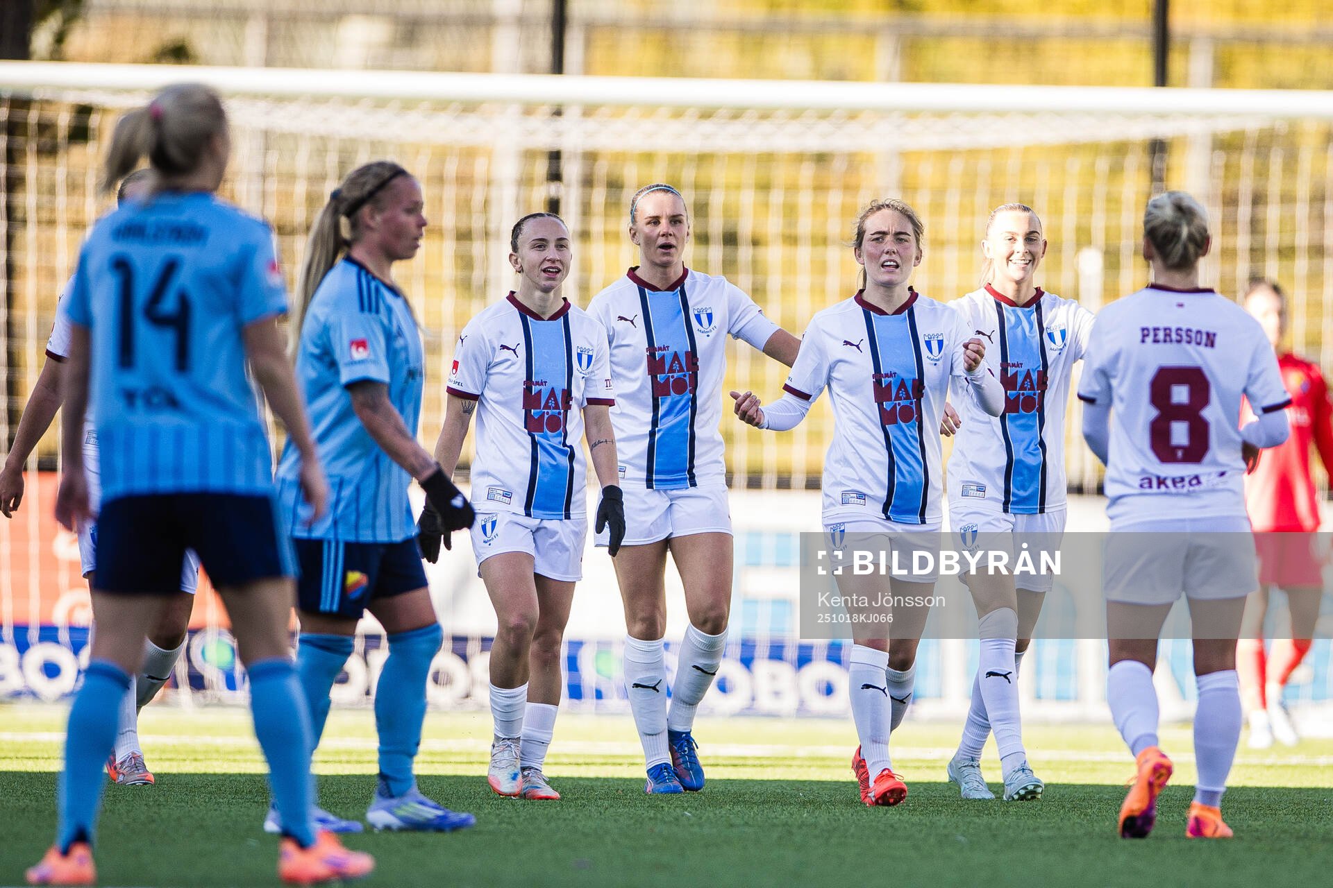 Malmö FFs spelare jublar