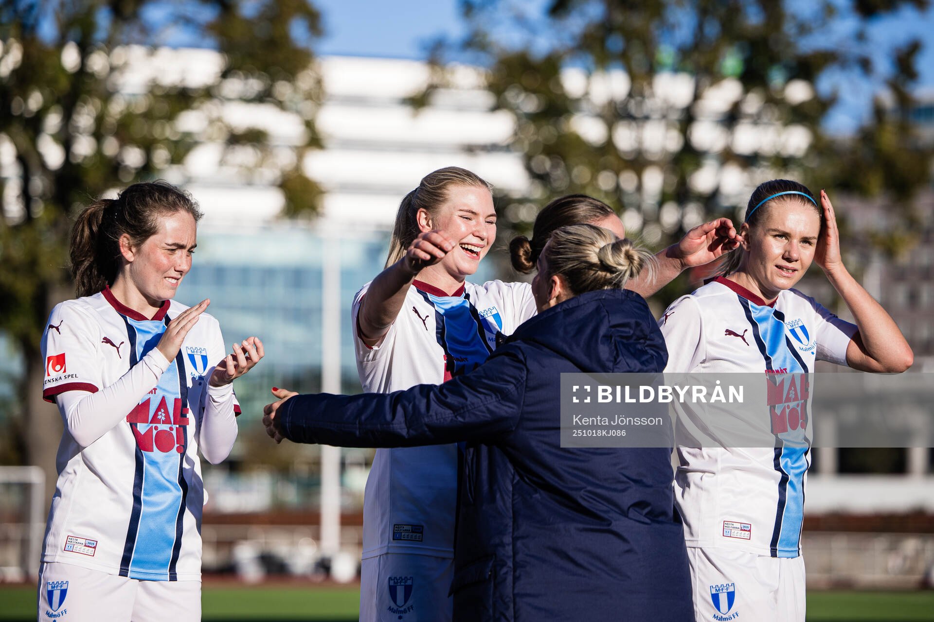 Malmö FFs Matilda Kristell, Ellen Löfqvist, Mia Persson