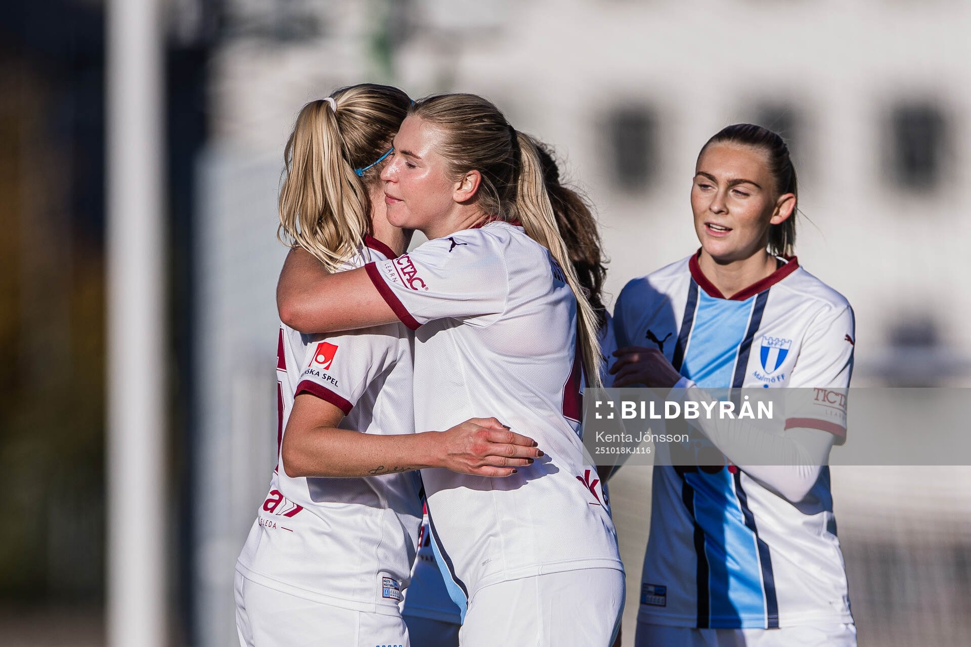 Malmö FFs Nellie Lilja, Ellen Löfqvist och Beatrice