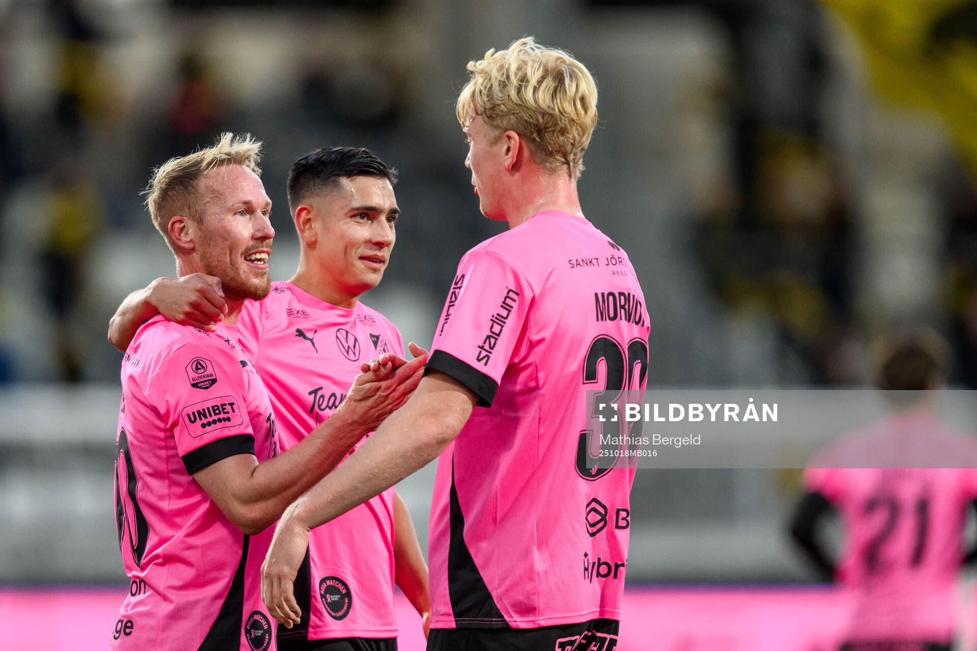 Häckens Mikkel Rygaard Jensen jublar