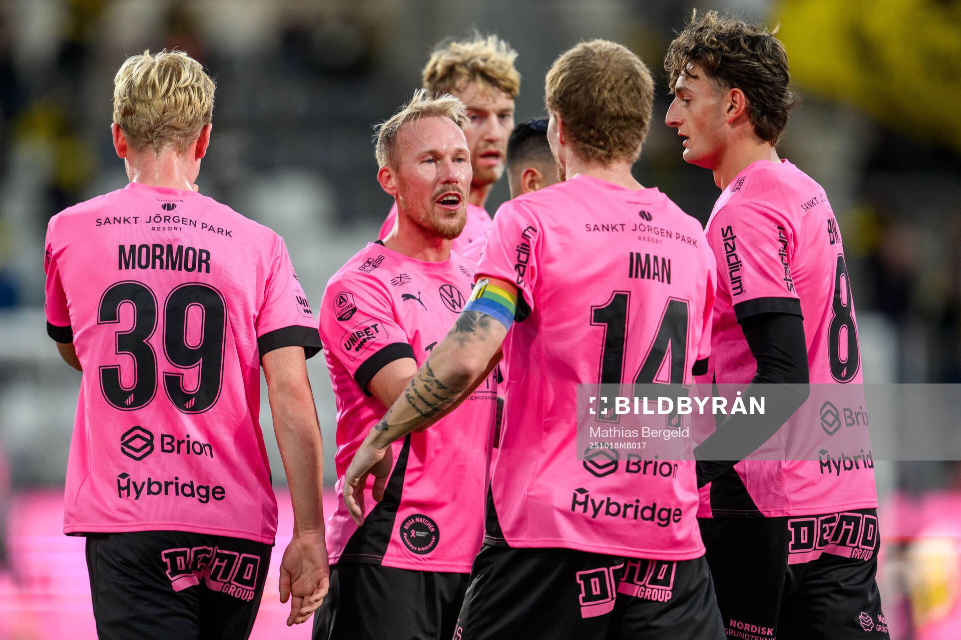 Häckens Mikkel Rygaard Jensen jublar