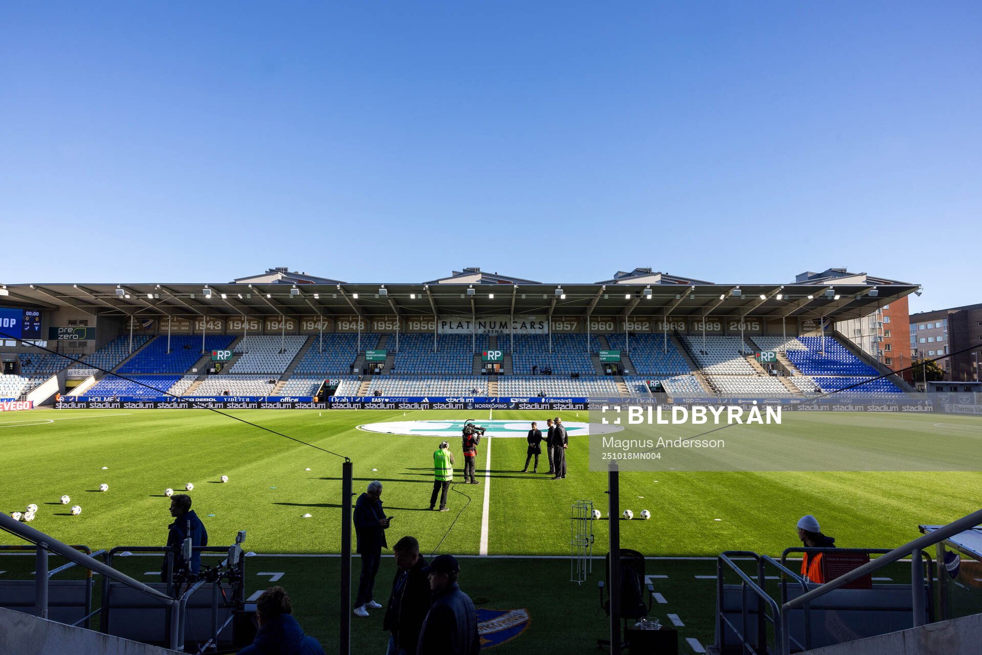 Interiör vy av Platinumcars Arena