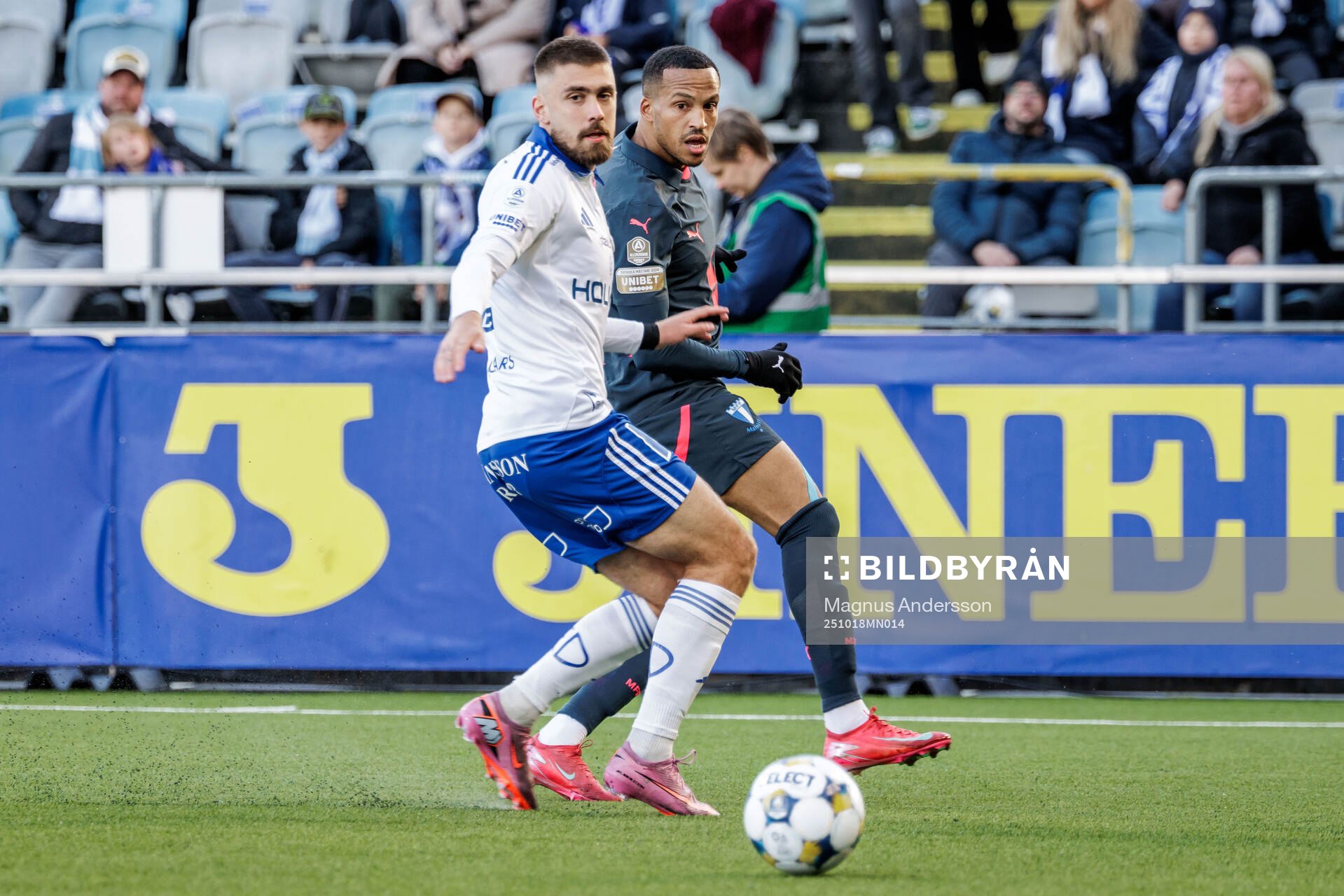IFK Norrköpings Tim Prica och Malmö FFs Martin Olsson