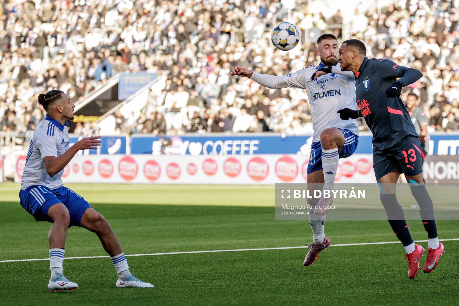 IFK Norrköpings Tim Prica och Malmö FFs Martin Olsson