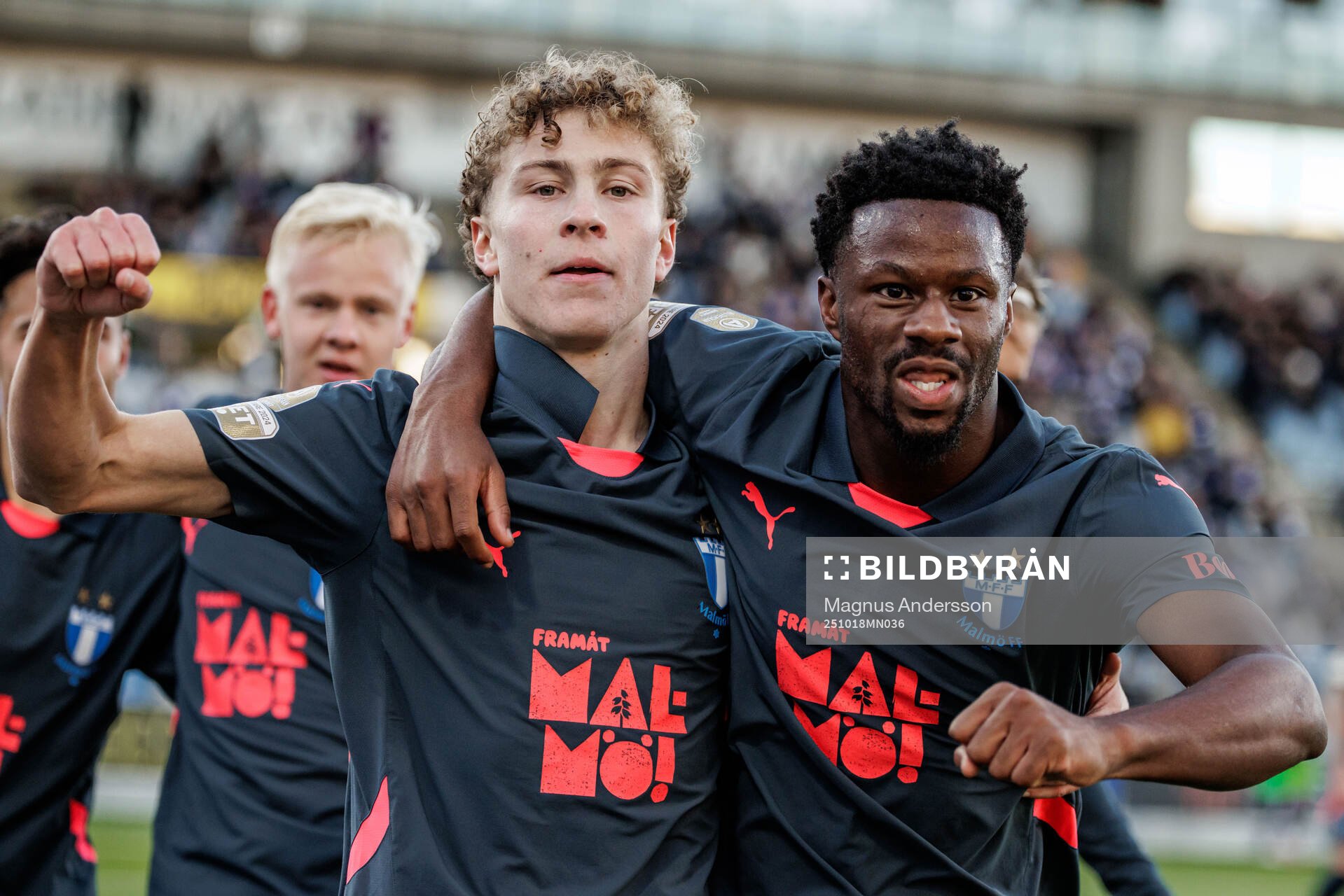 Malmö FFs Hugo Bolin jublar
