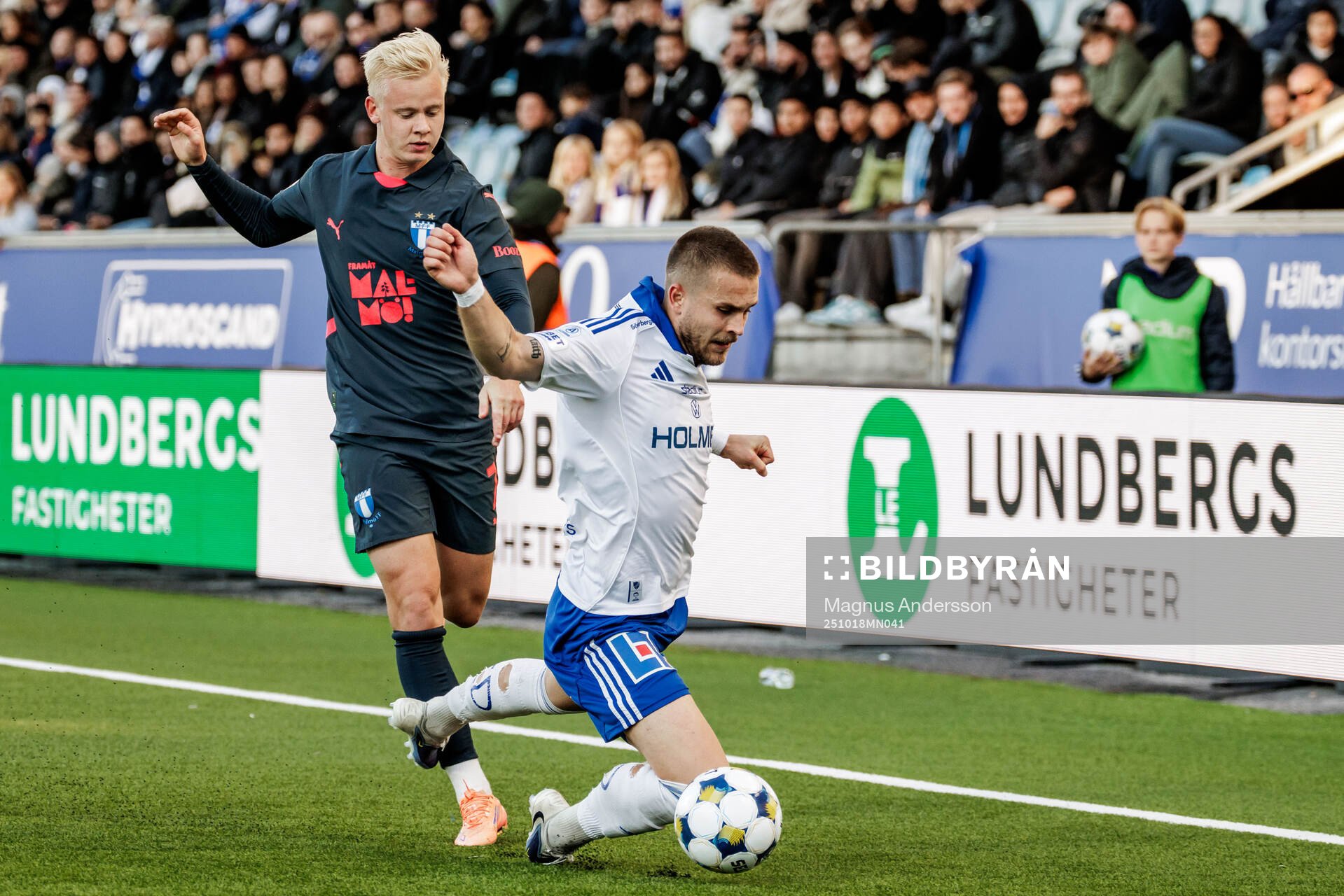 Malmö FFs Otto Rosengren och IFK Norrköpings Amadeus