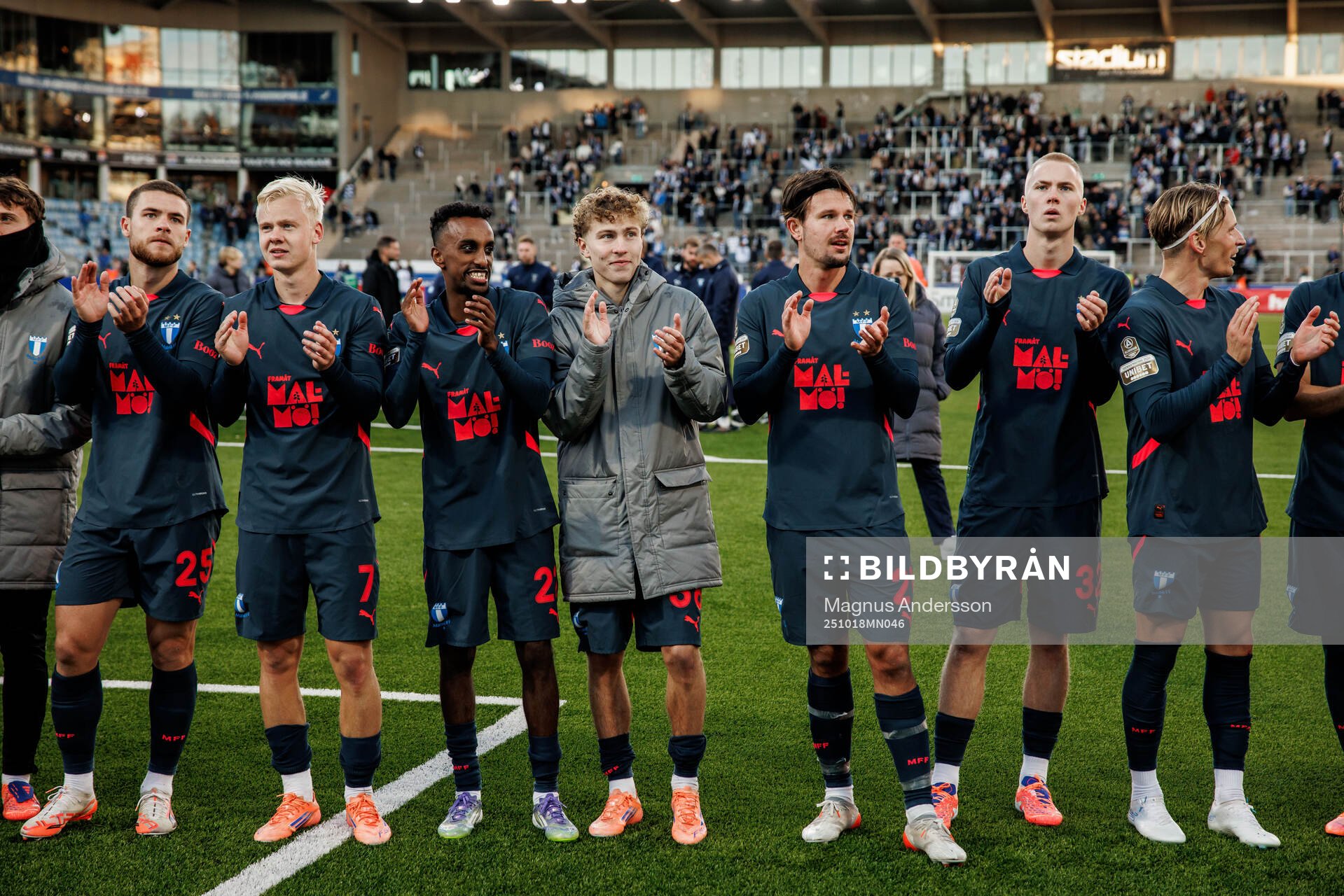Malmö FFs spelare jublar