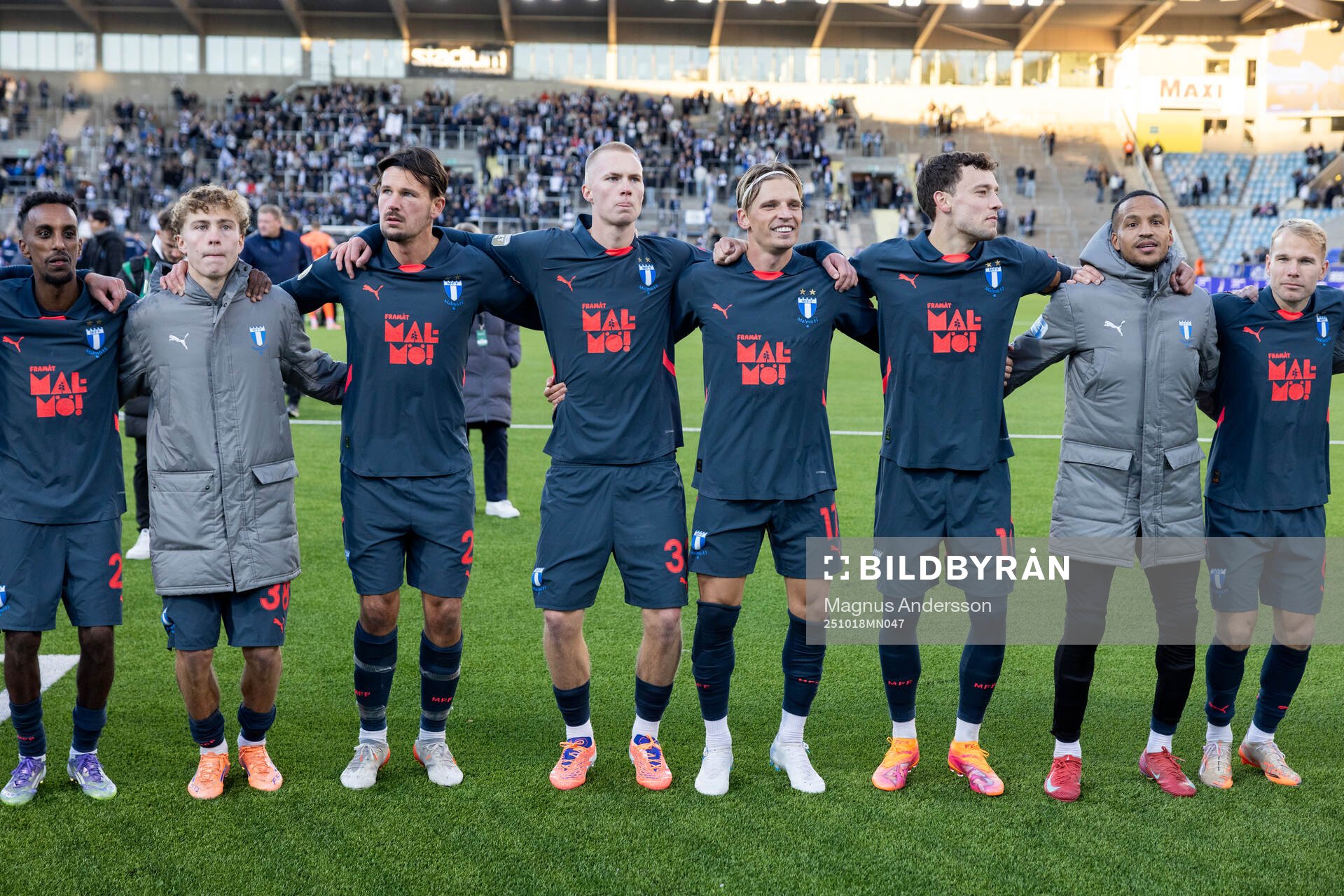 Malmö FFs spelare jublar