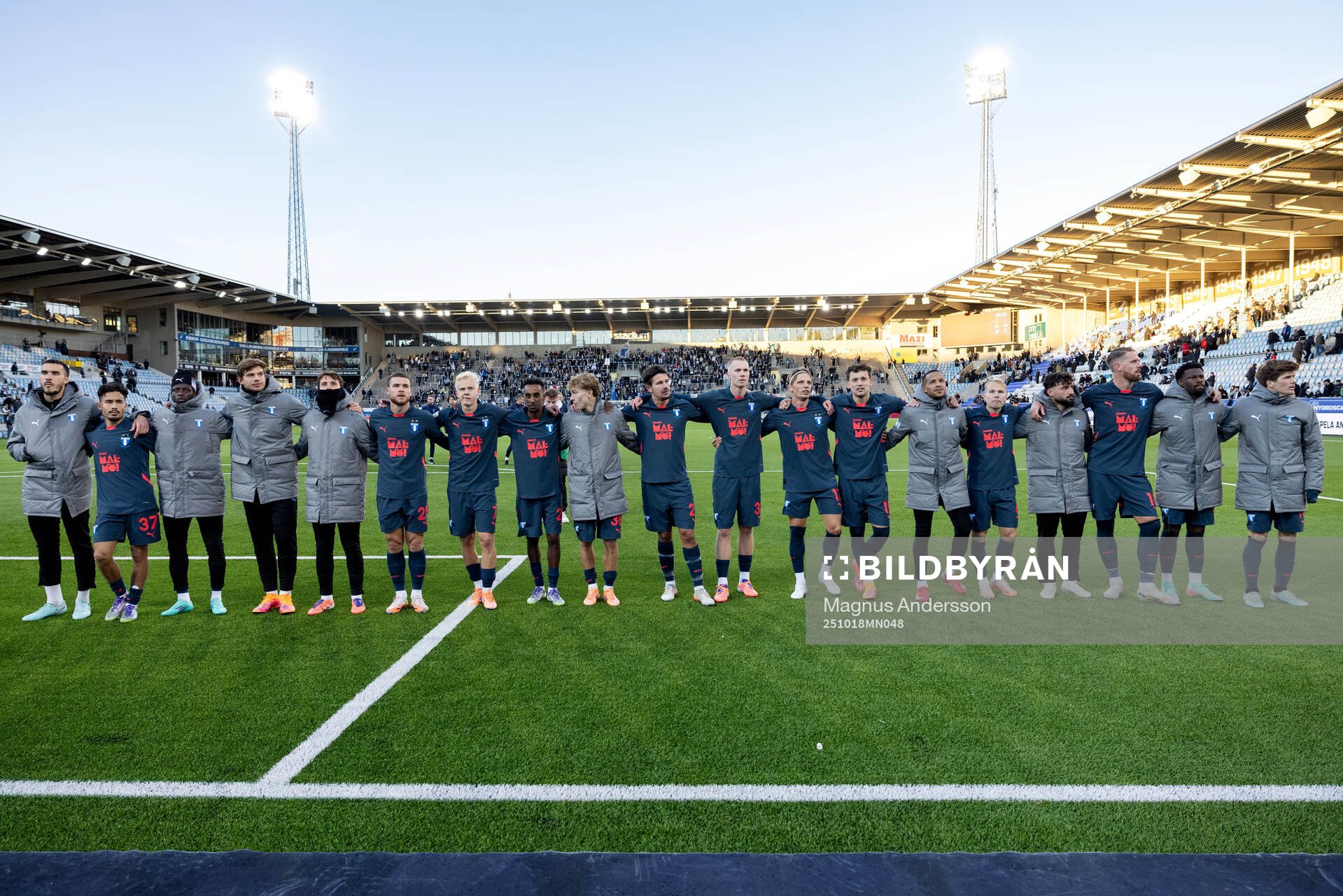 Malmö FFs spelare jublar