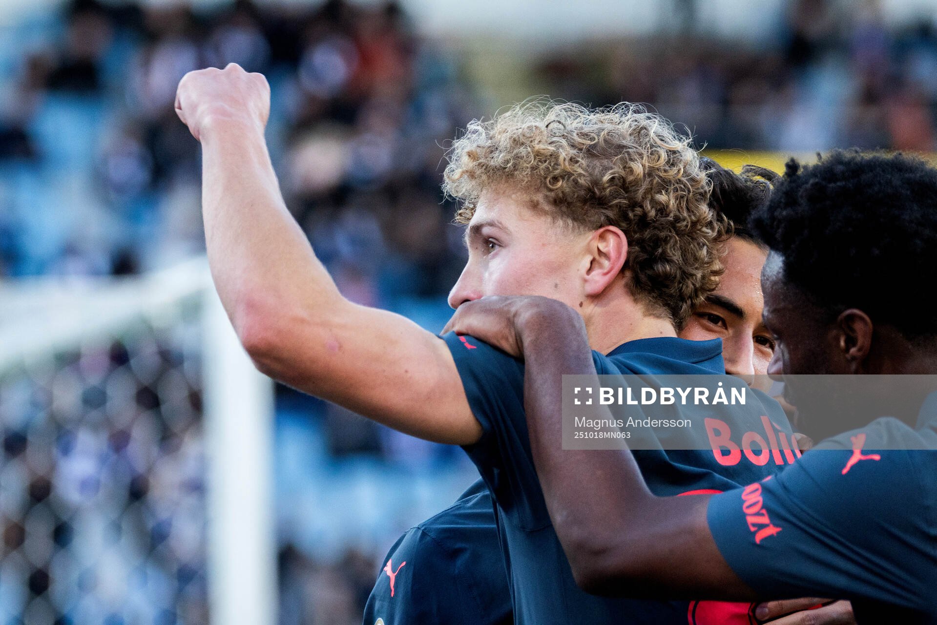 Malmö FFs Hugo Bolin jublar