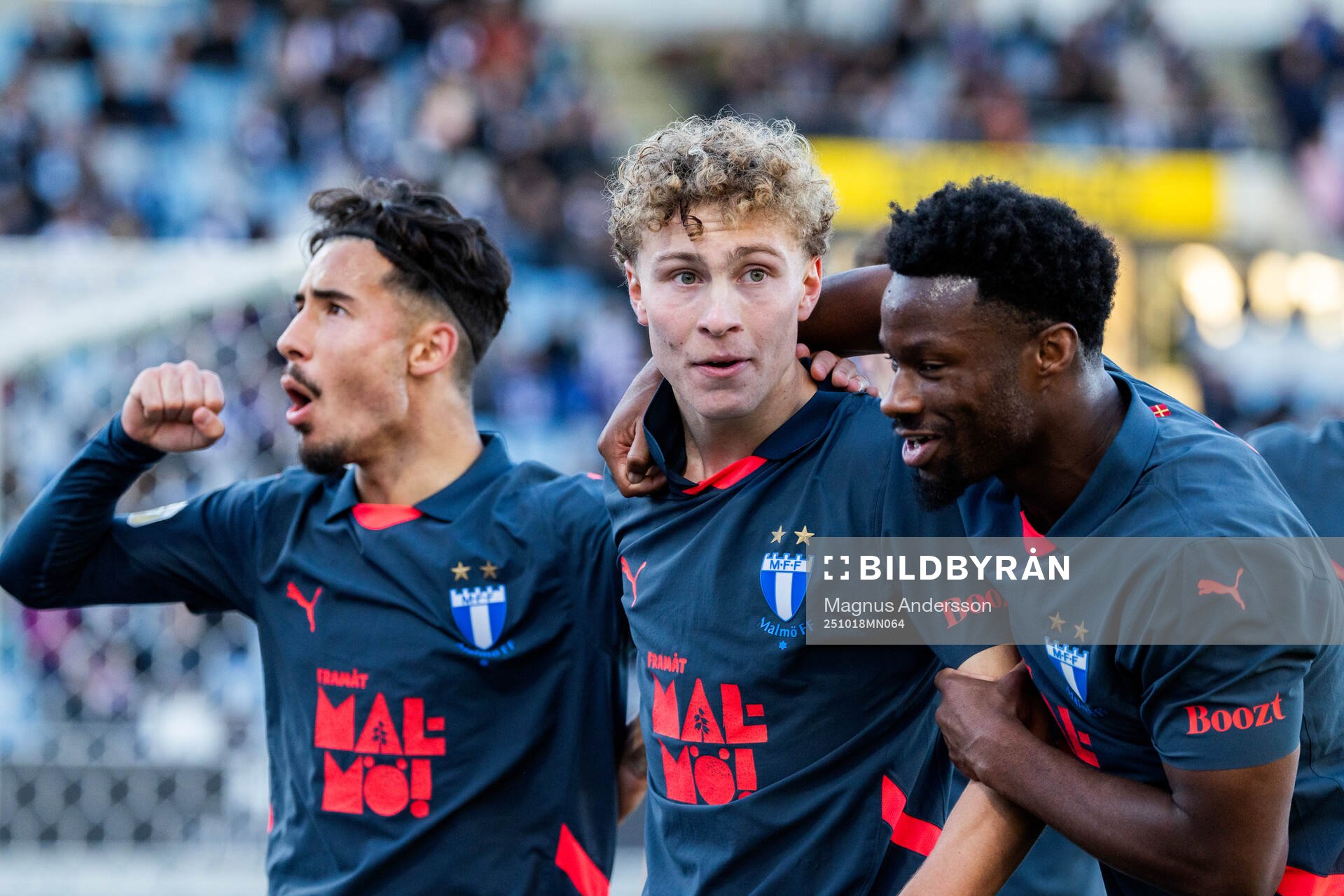 Malmö FFs Hugo Bolin jublar